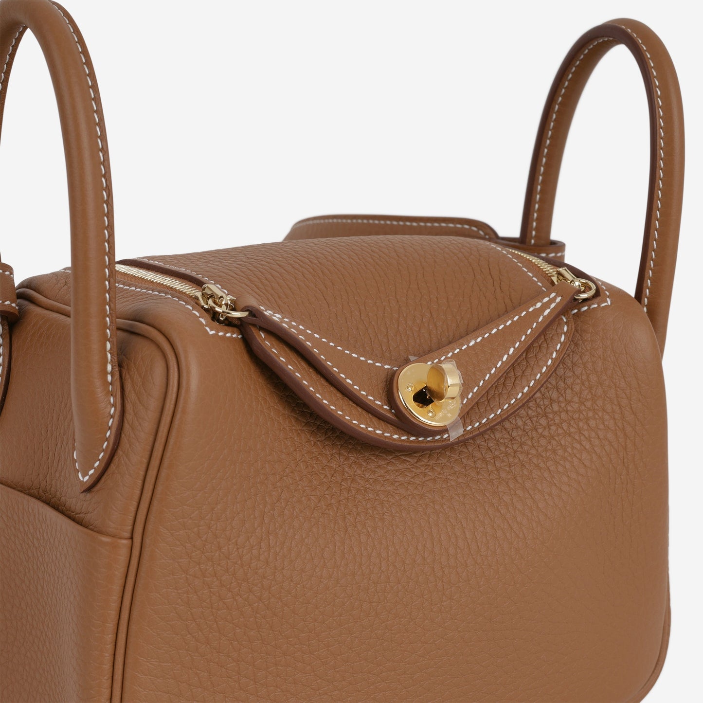Hermès Hermès Mini Lindy - Gold Clemence | Gold Hardware