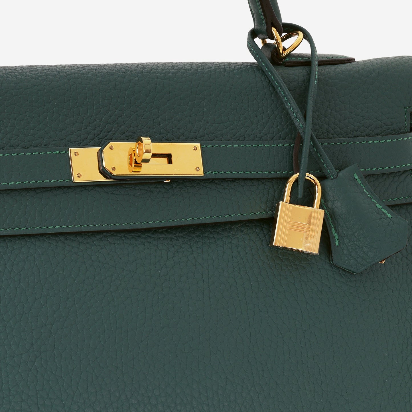 Hermès Kelly 35 - Malachite Clemence | Gold Hardware