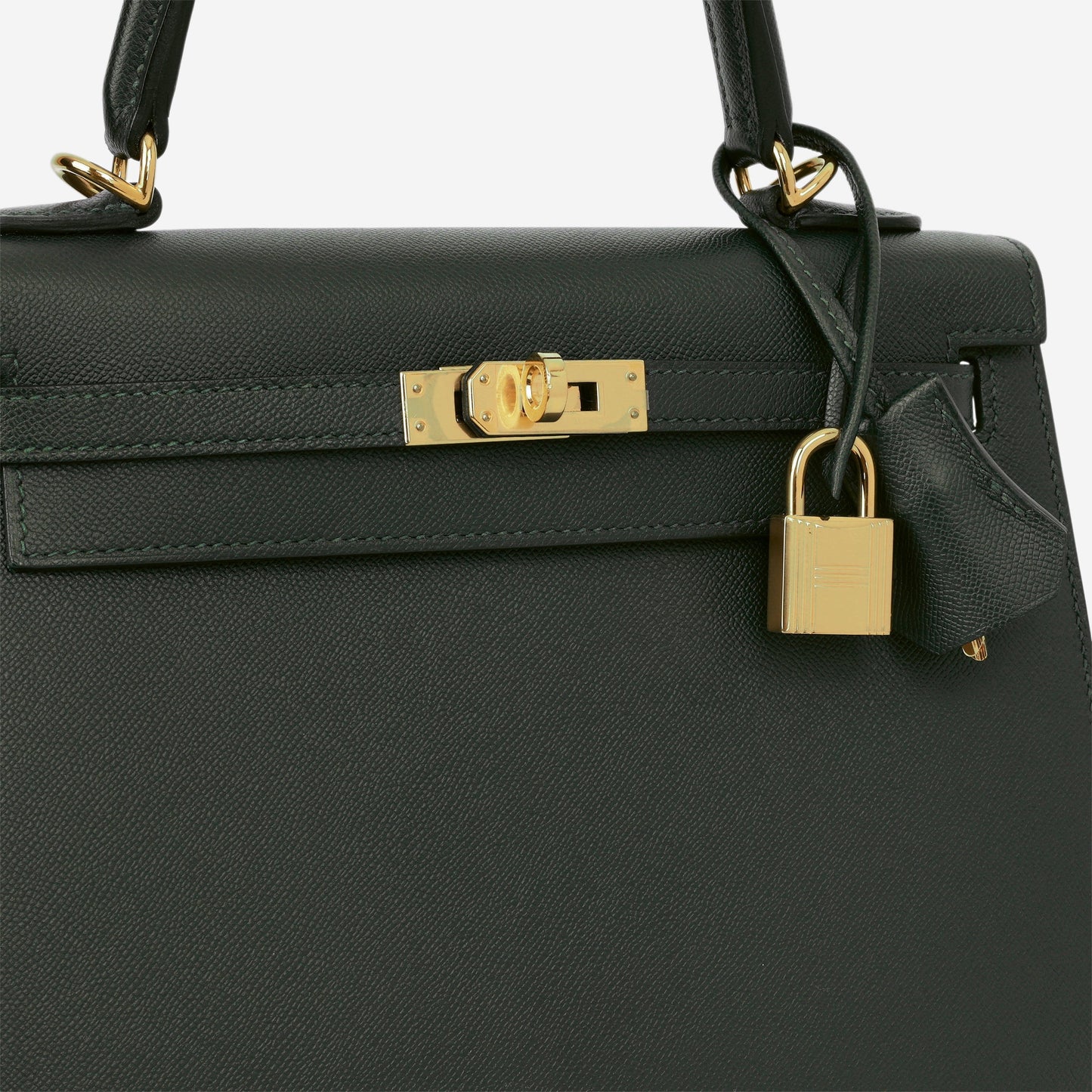 Hermès Kelly 25 - Vert Rousseau Madame | Gold Hardware