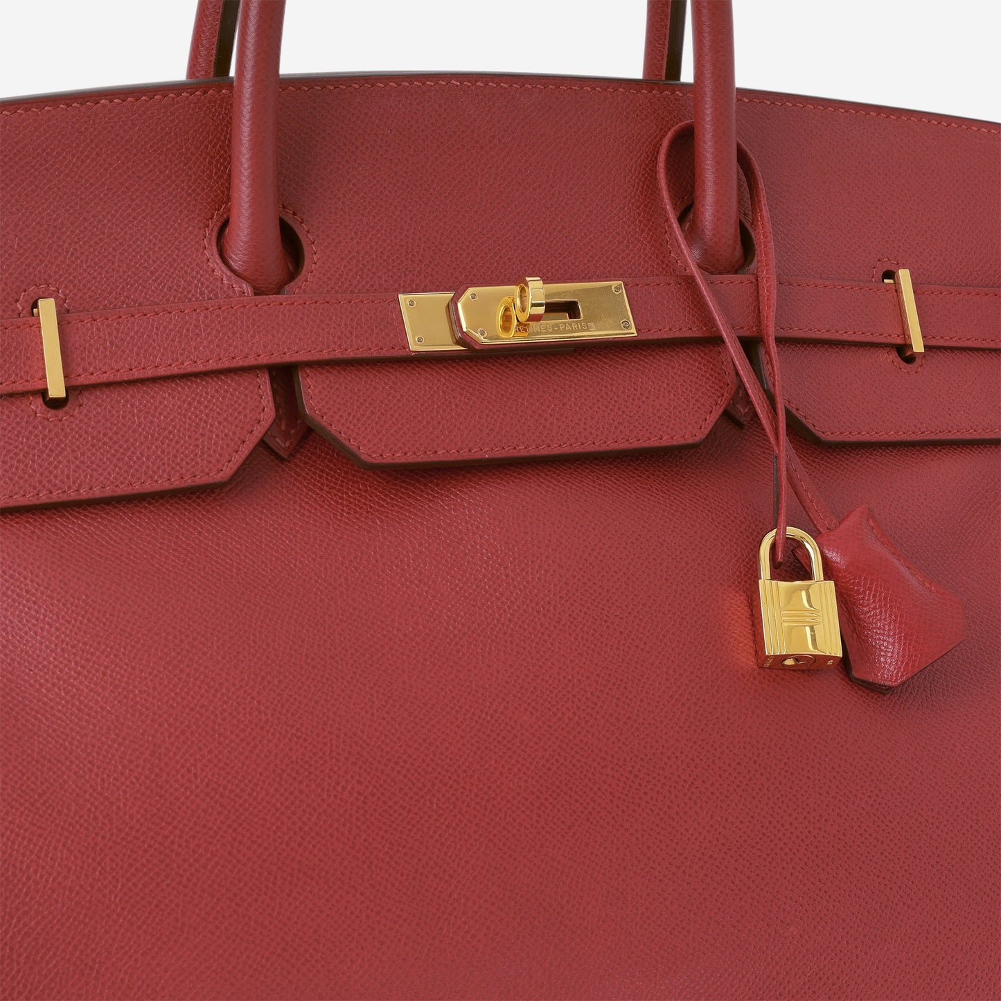 Hermès Vintage Birkin 40 - Rouge Vif Courchevel | Gold Hardware