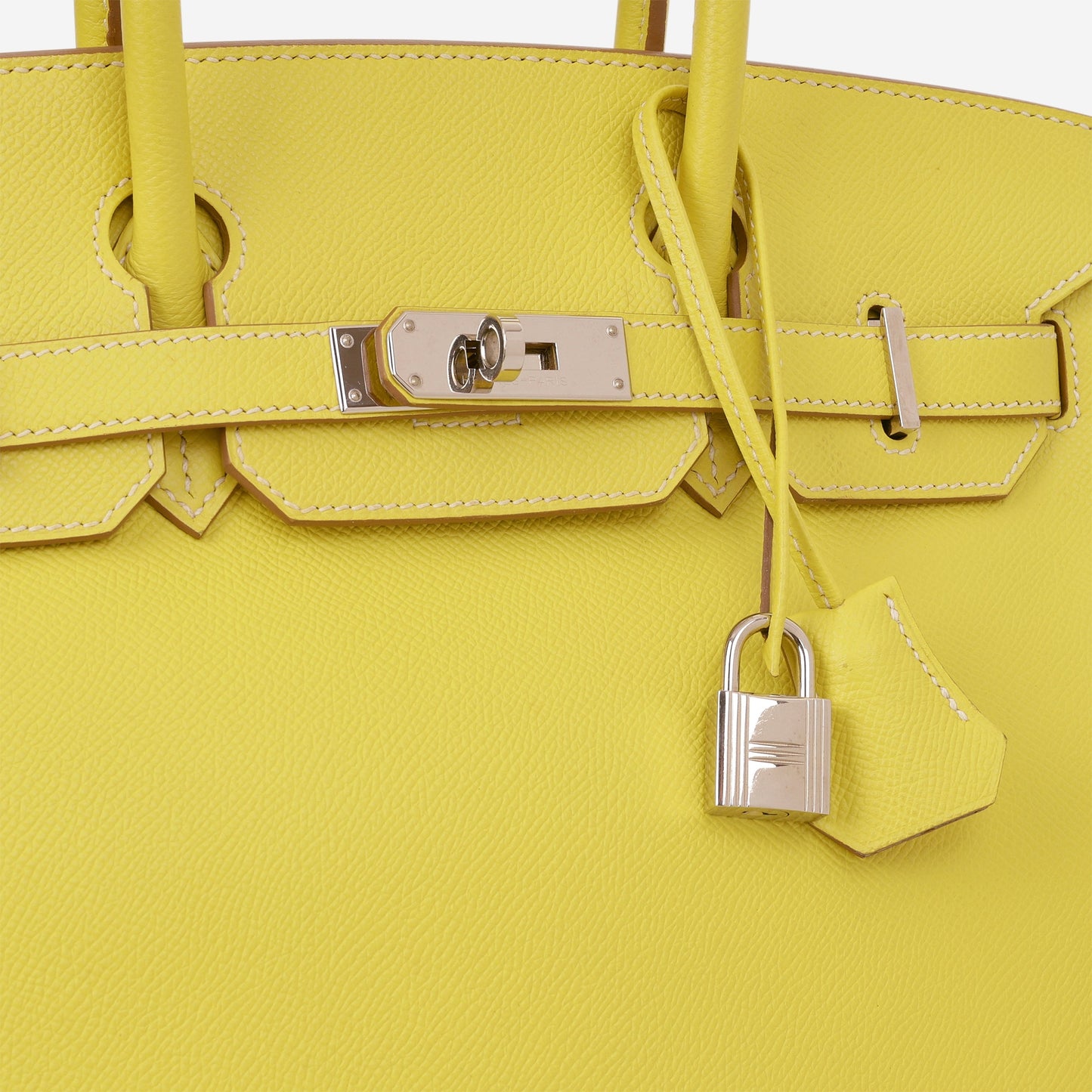 Hermès Birkin 30 Candy - Lime Epsom / Gris Perle | Palladium Hardware