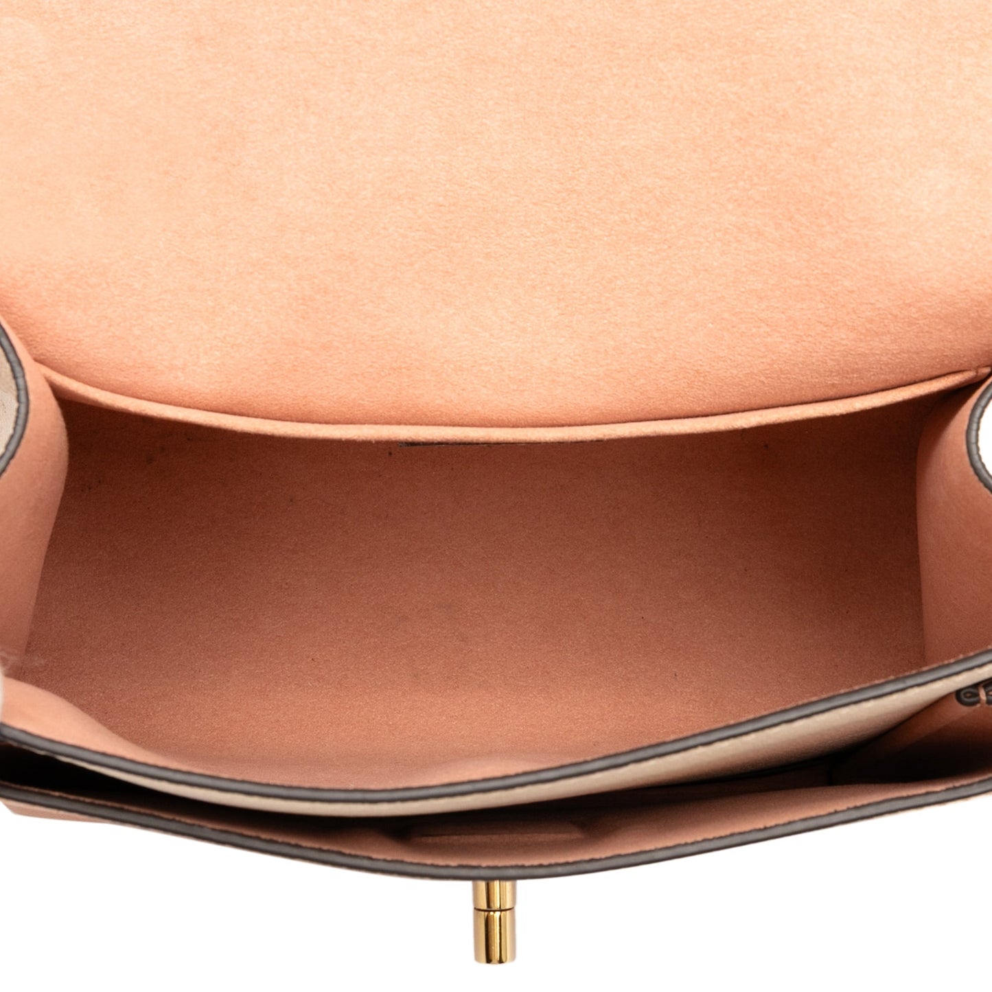 Beige Louis Vuitton Bicolor Leather MyLockMe Chain BB Crossbody Bag