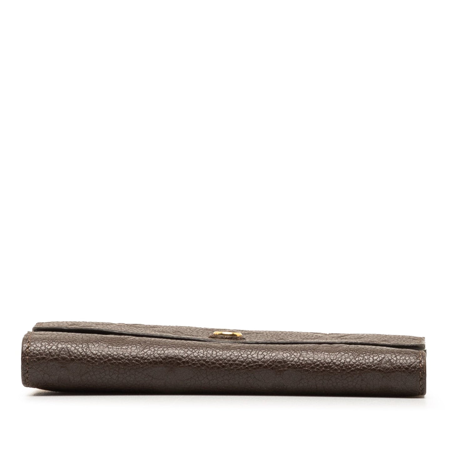 Brown Louis Vuitton Monogram Empreinte Portefeuille Curie Wallet