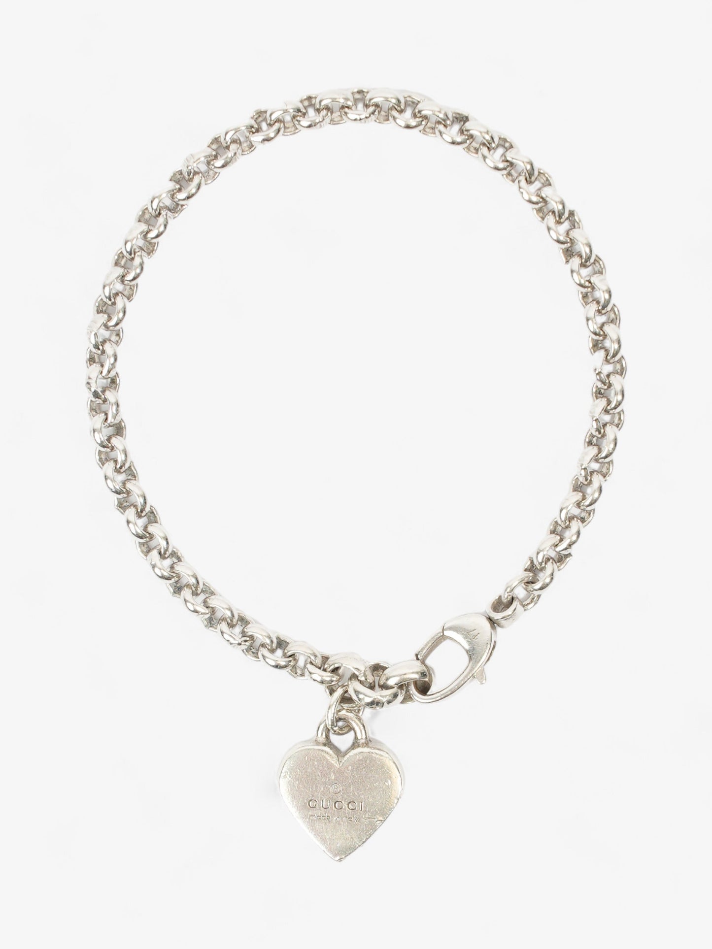 Gucci Trademark Bracelet Silver Silver Sterling