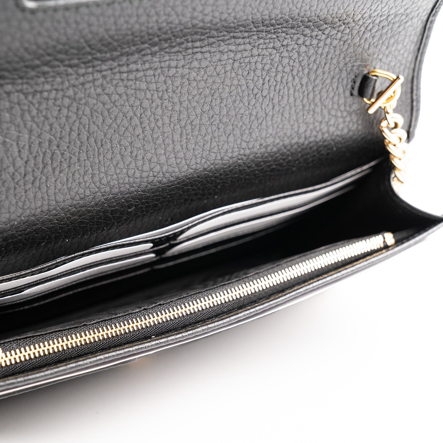 Gucci GG Marmont Chain Wallet Black