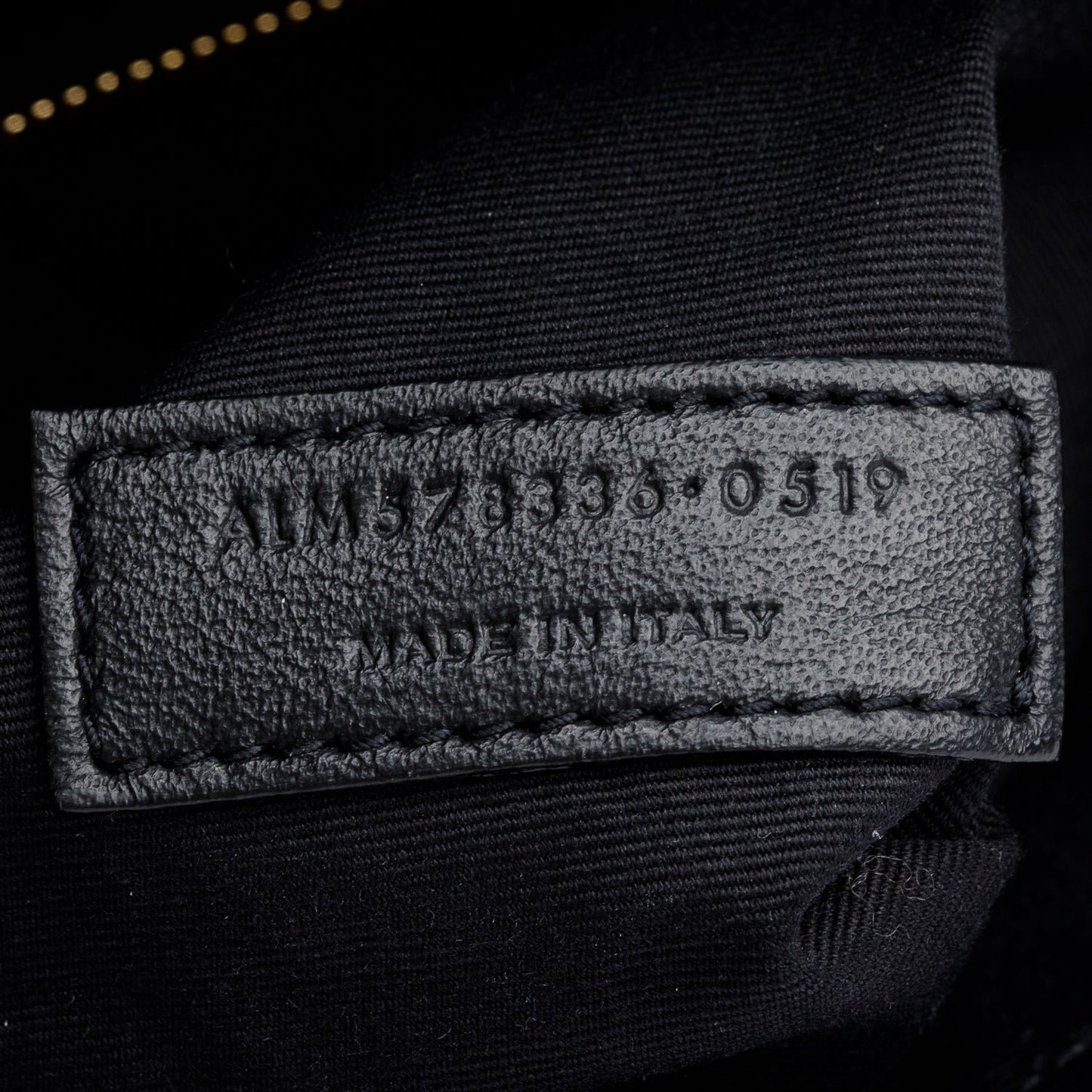 Saint Laurent Black All-Over Monogram Suede Le Monogramme 72H Duffle
