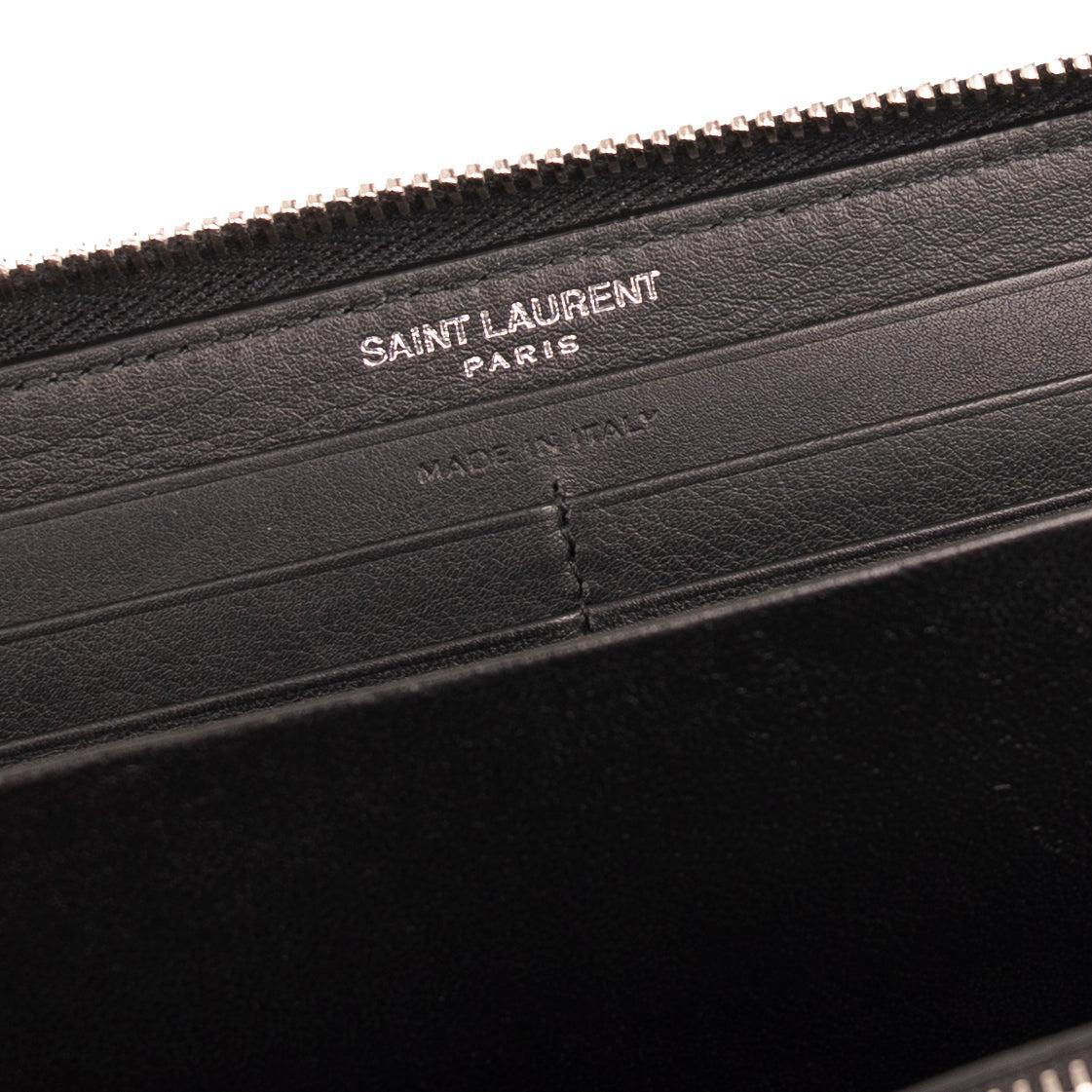 Saint Laurent Leather Continental Wallet