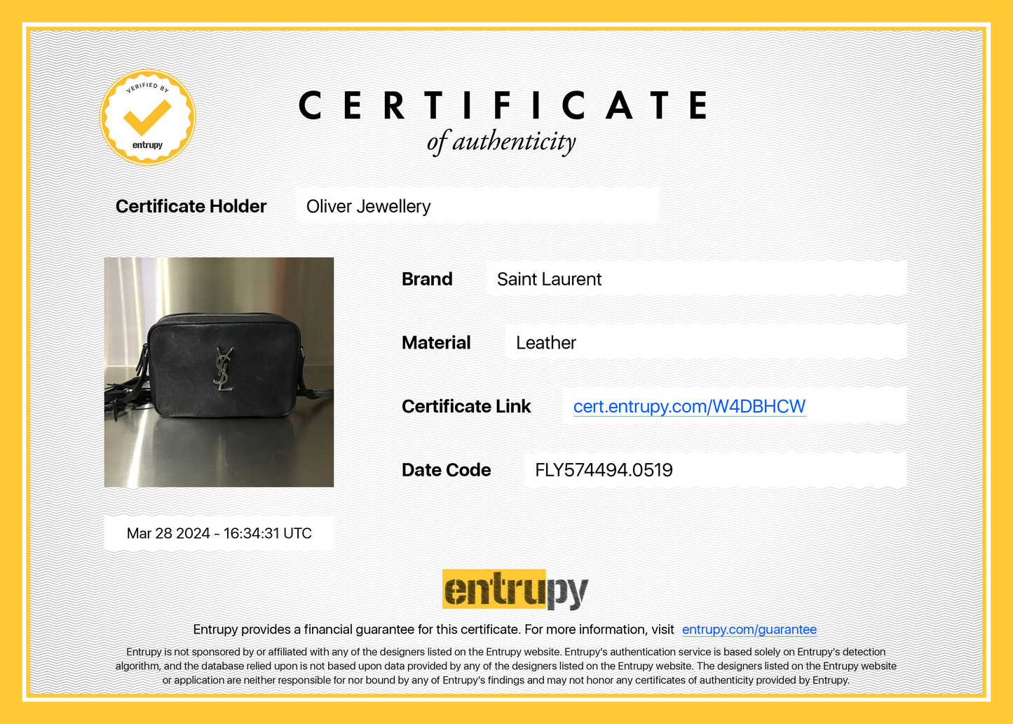 Saint Laurent Navy Monogram Leather Small Lou Camera Bag