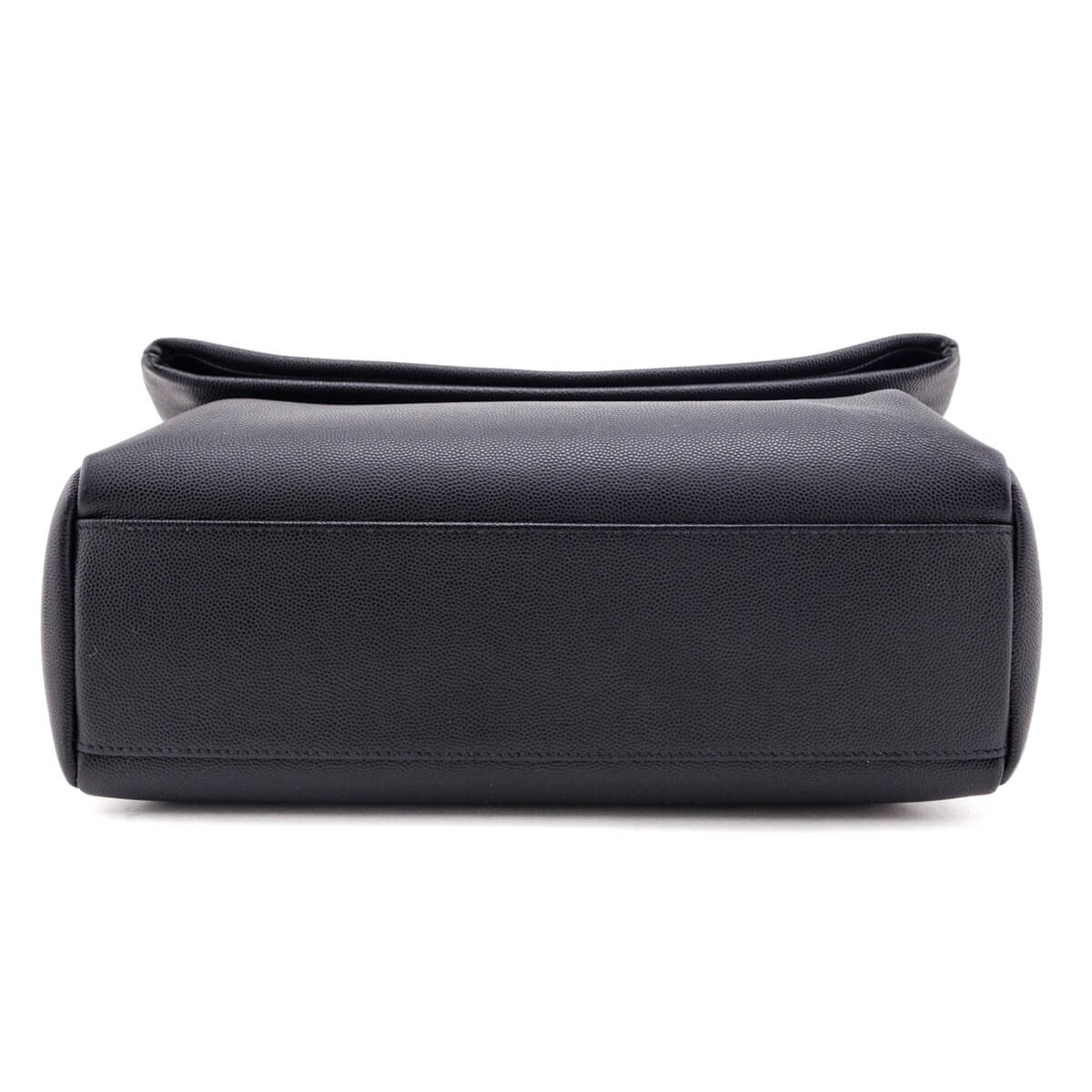 Luxury Saint Laurent Trending 2026 Black Grain De Poudre Medium West Hollywood Monogram Fold-Over Bag