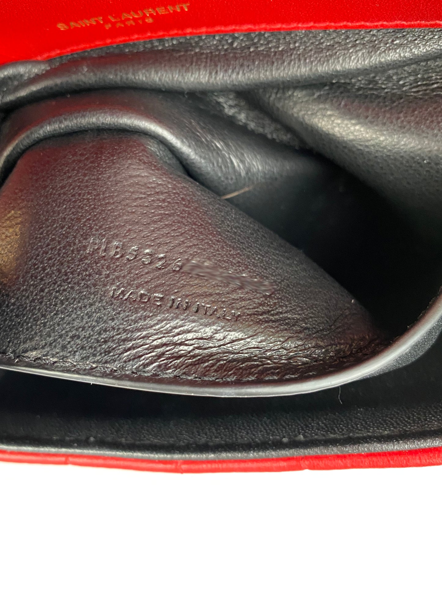 Saint Laurent Small Red Vicky Bag