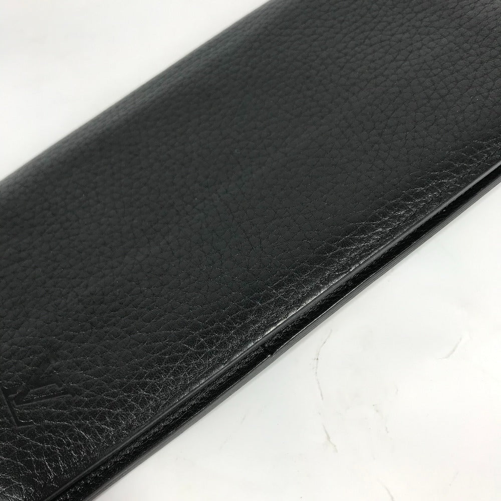 LOUIS VUITTON Long Wallet Purse M58192 Taurillon Clemence Leather black Long wallet Portefeuille Braza Women
