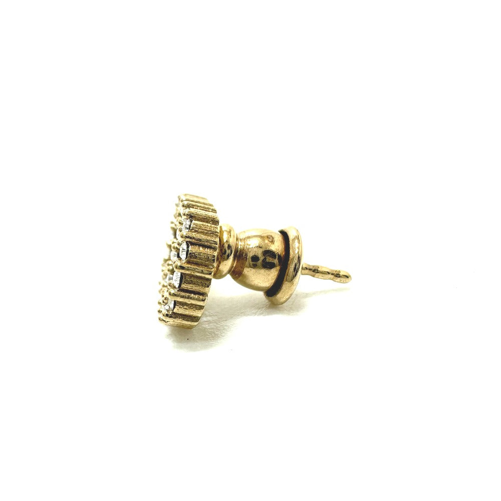 Dior Pierce Gold Plated gold CD Claire Dee Lune Women