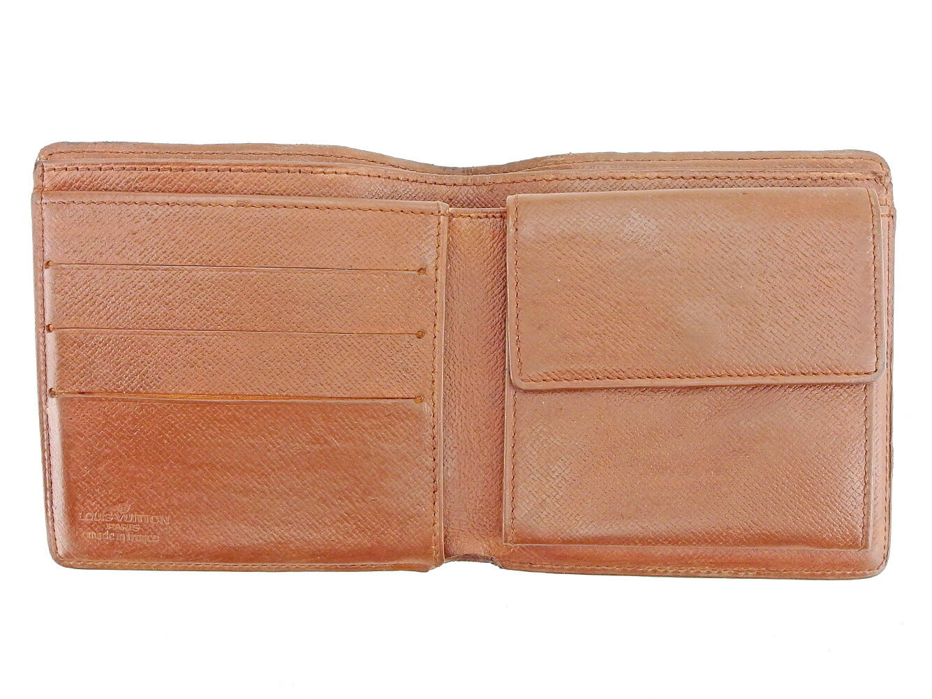 LOUIS VUITTON Long Wallet Purse M61725 Brown Pochette Porto Monécredi