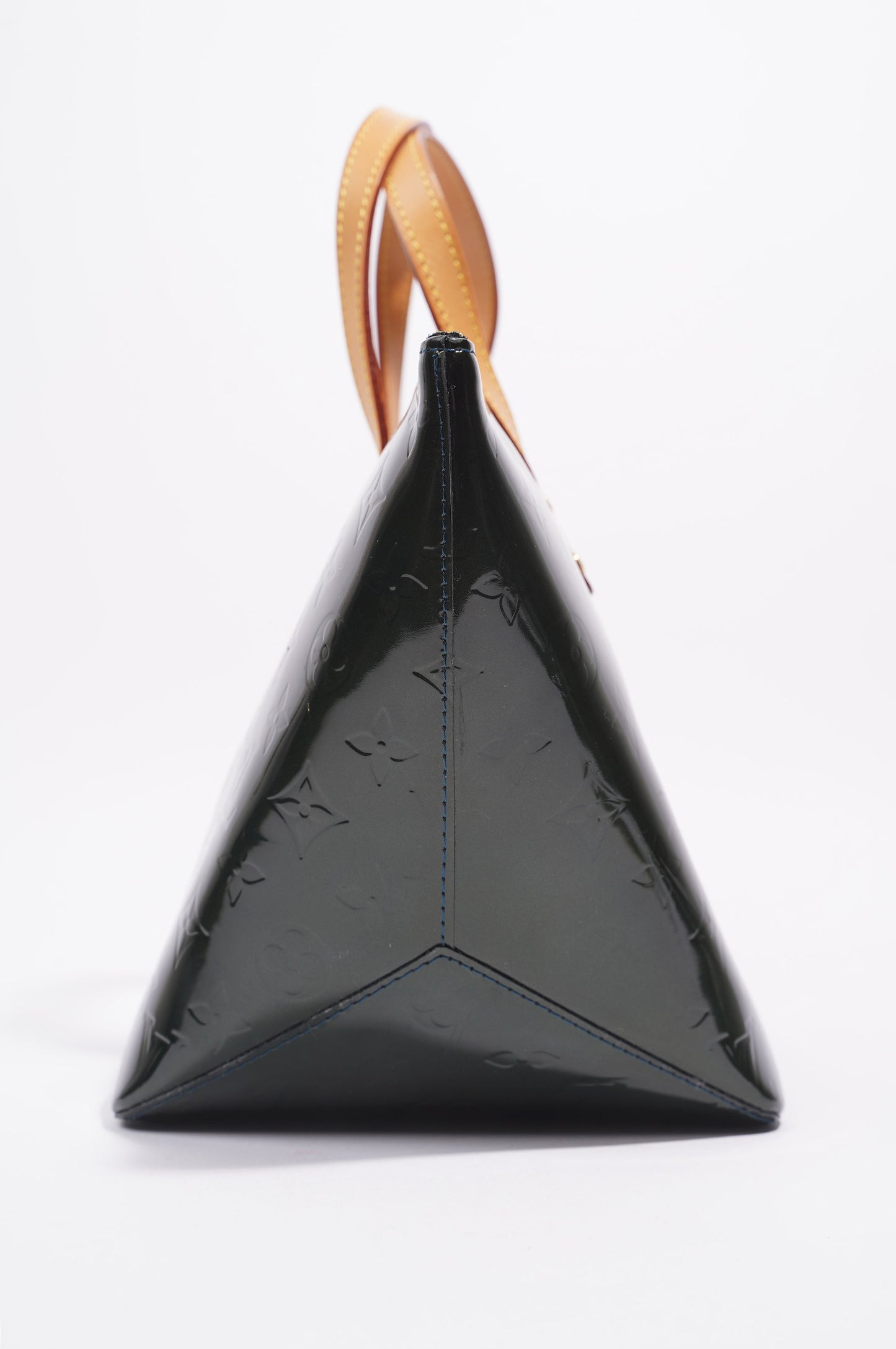 Louis Vuitton Bellevue Green Vernis Leather PM