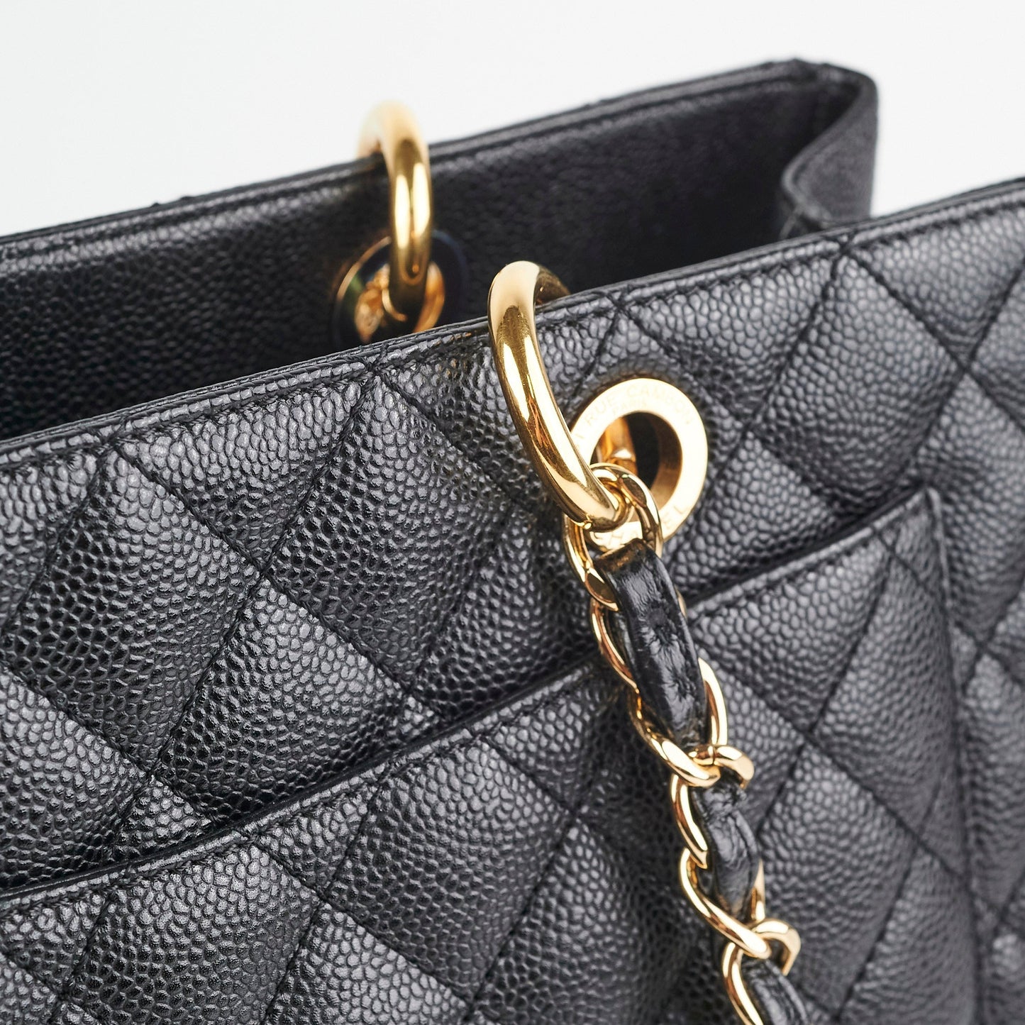 Chanel GST Grand Shopping Tote Caviar Black