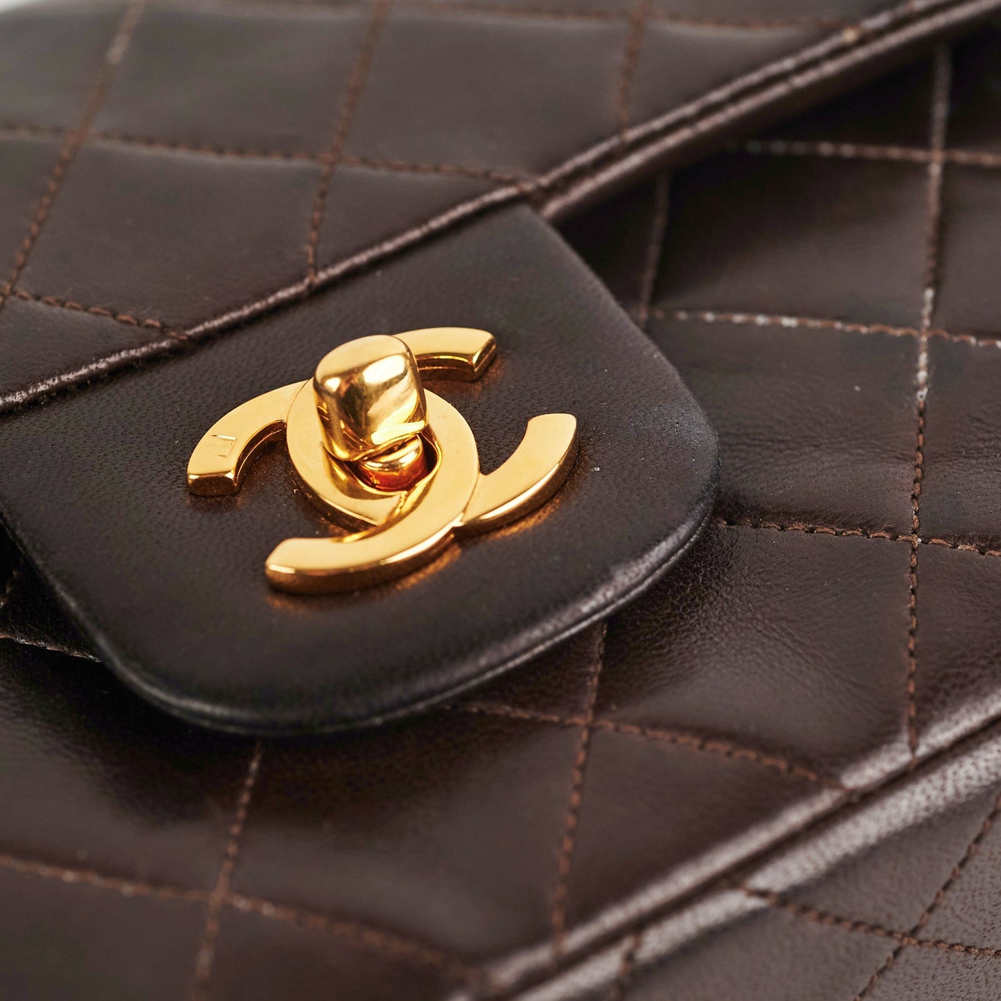 Chanel Classic Medium/Large Dark Brown