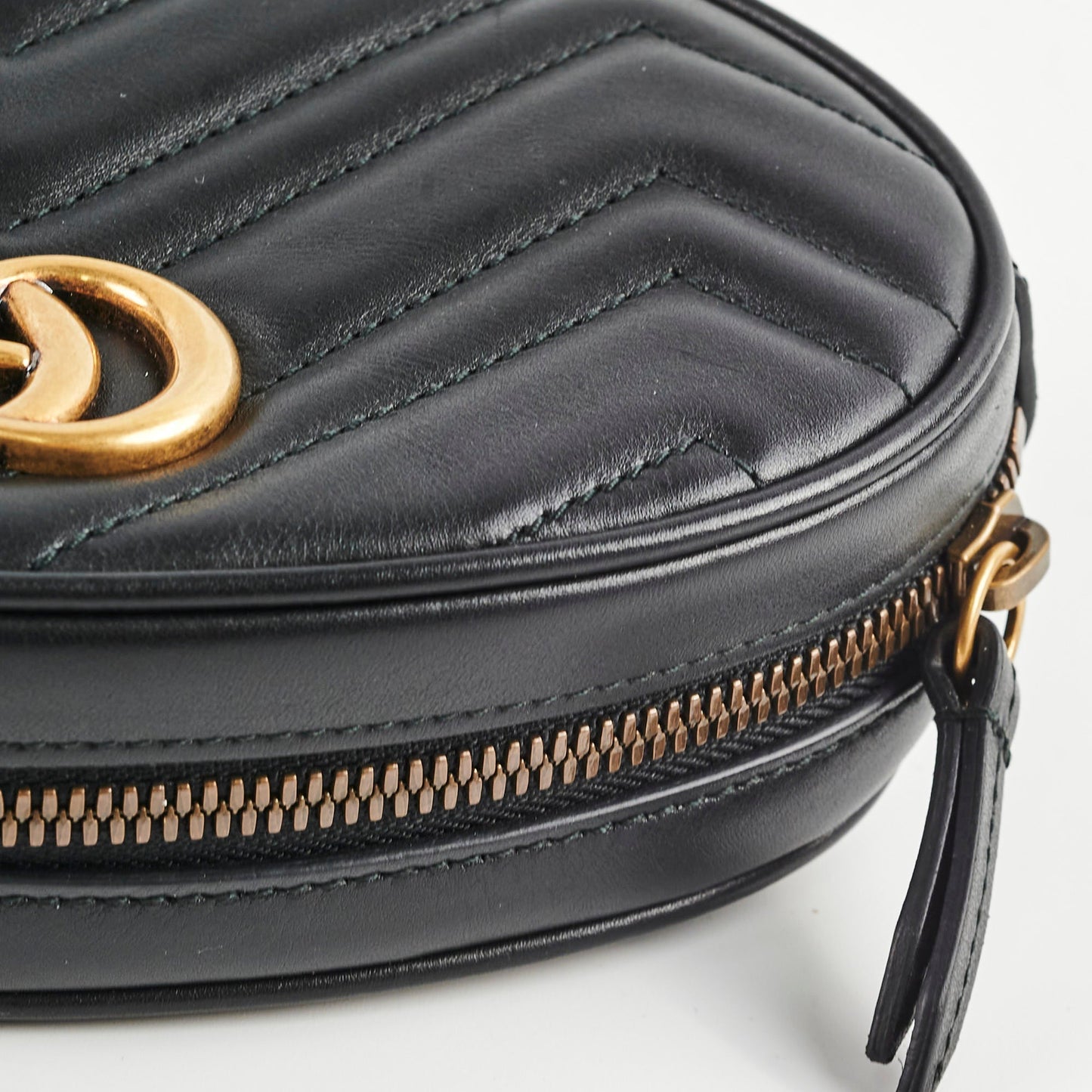 Gucci Matelass? Mini GG Marmont Black Belt Bag