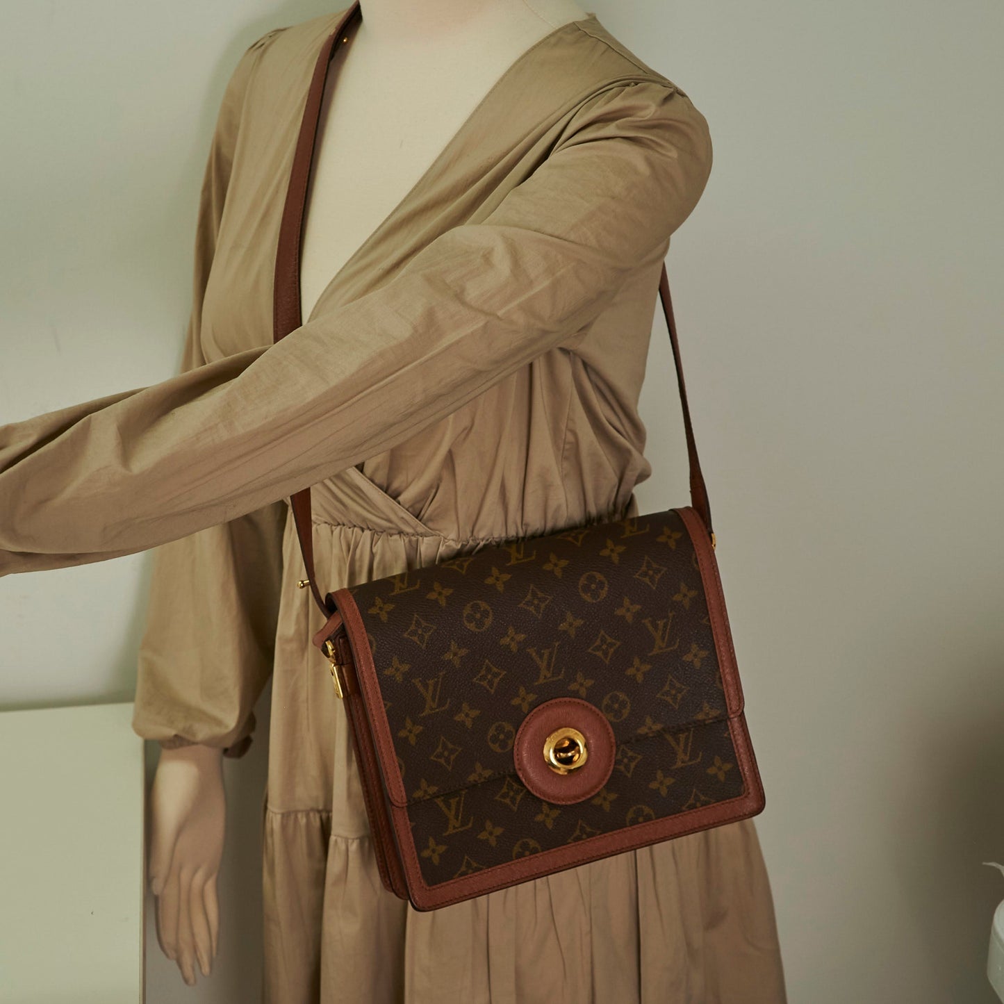 Louis Vuitton Raspail Monogram Shoulder Bag