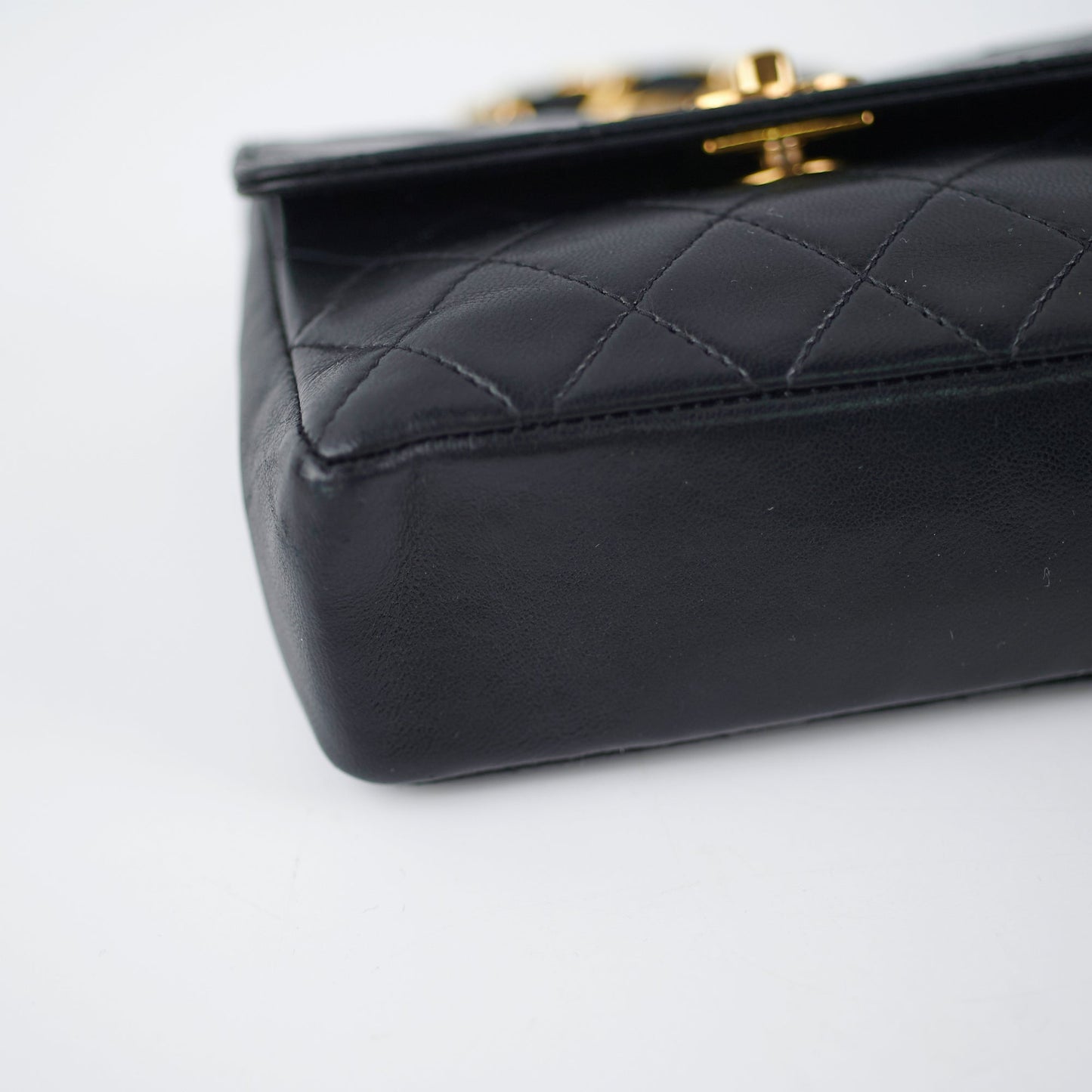 Chanel Mini Lambskin Black Flap Bag