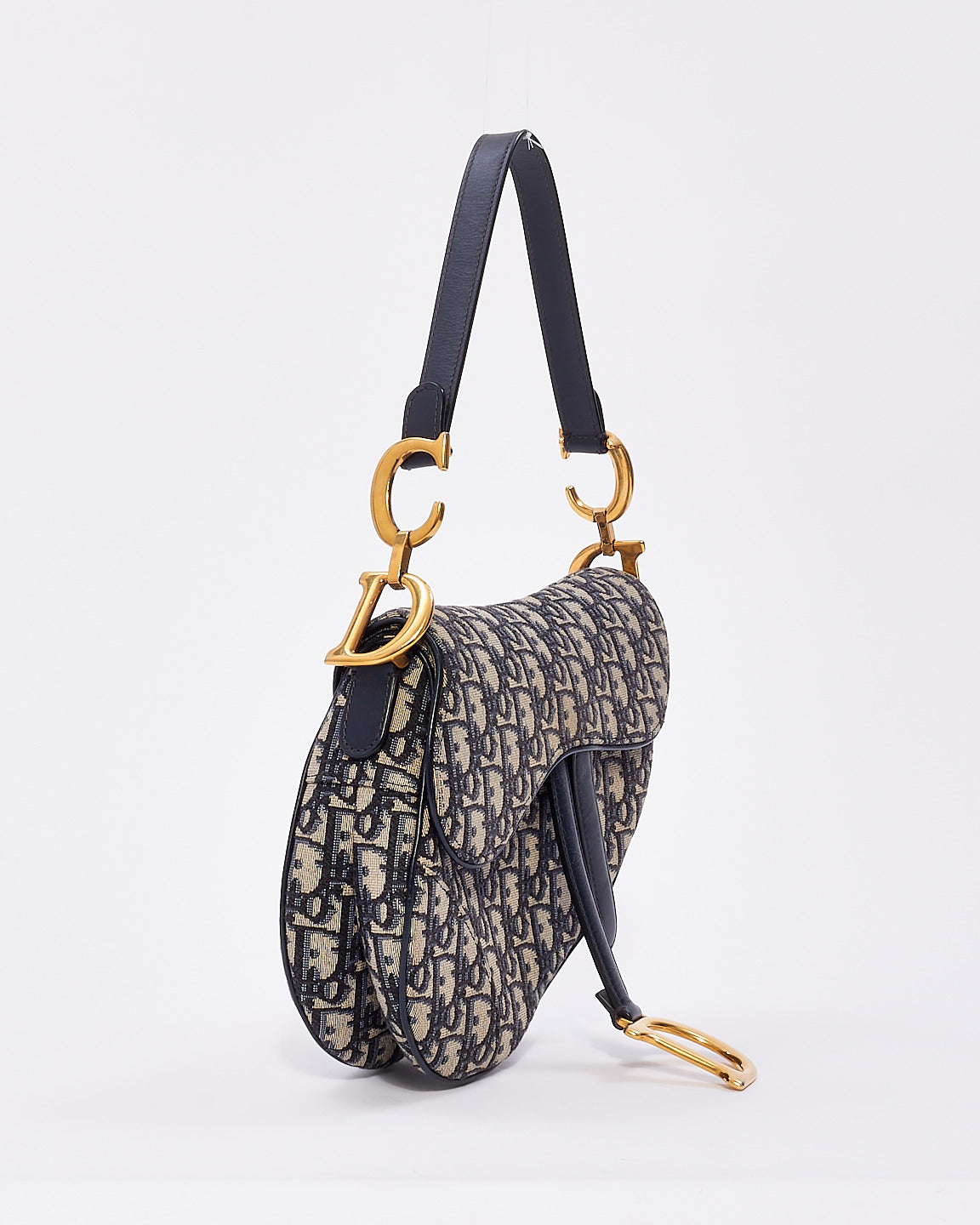 Dior Leather Canvas Handbag