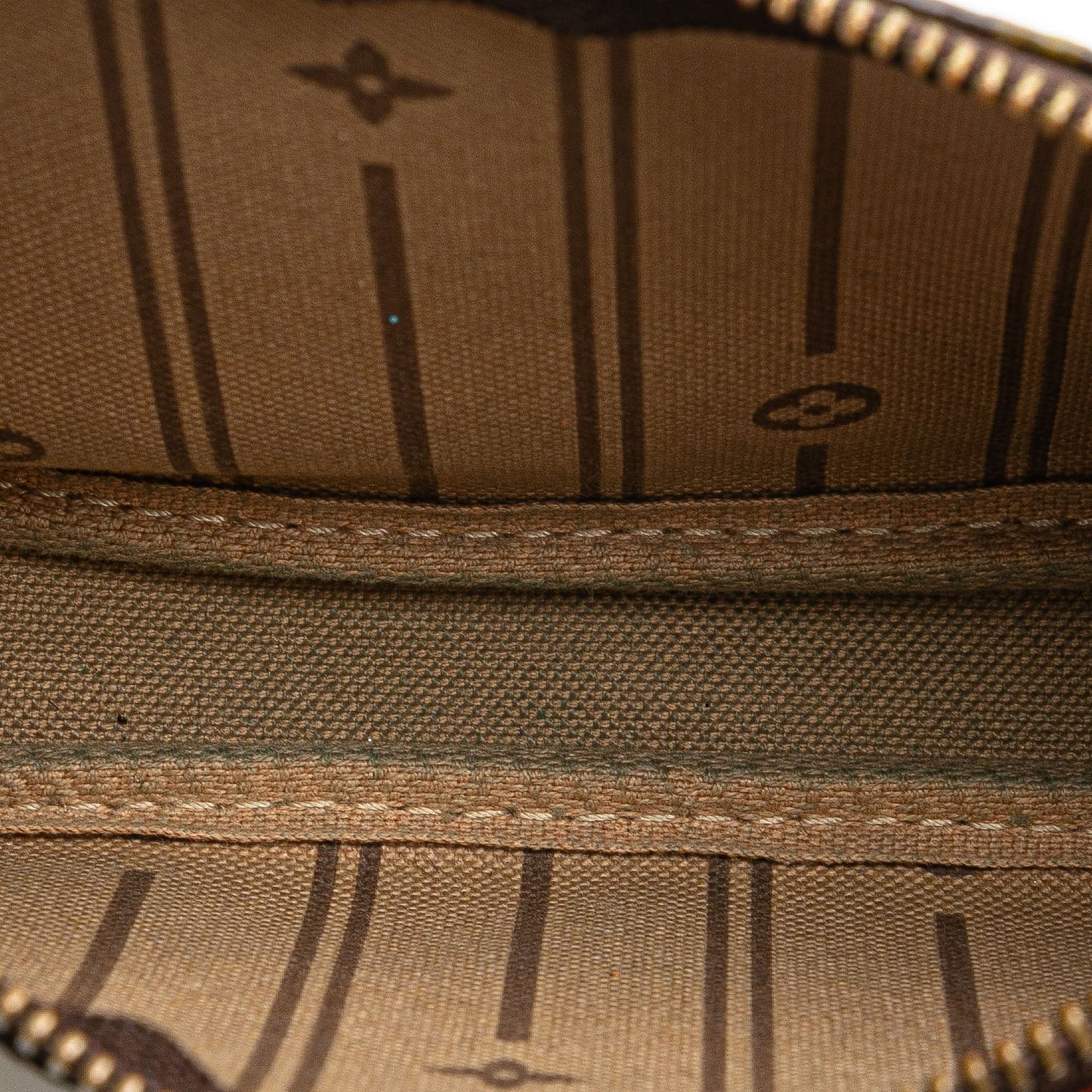 Brown Louis Vuitton Monogram Patch Mini Pochette Accessoires Handbag