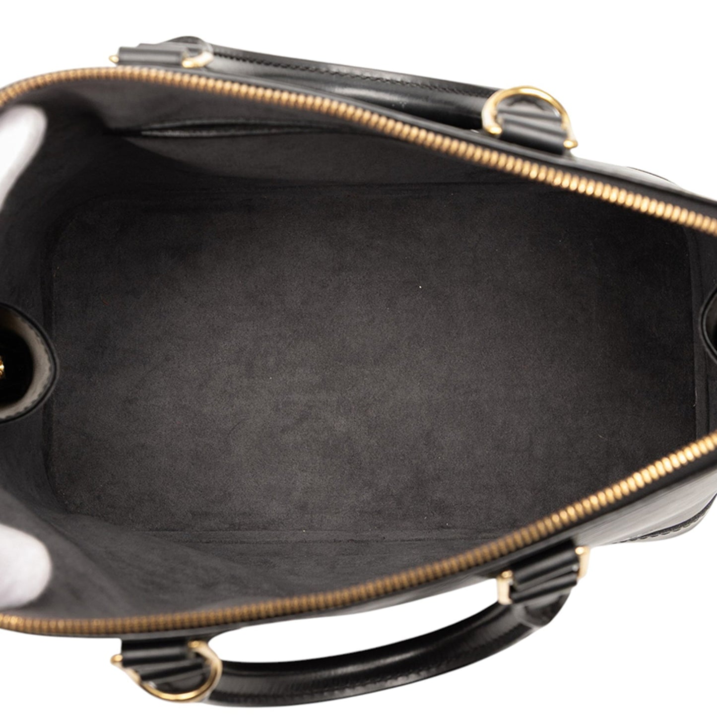 Black Louis Vuitton Epi Alma PM Handbag