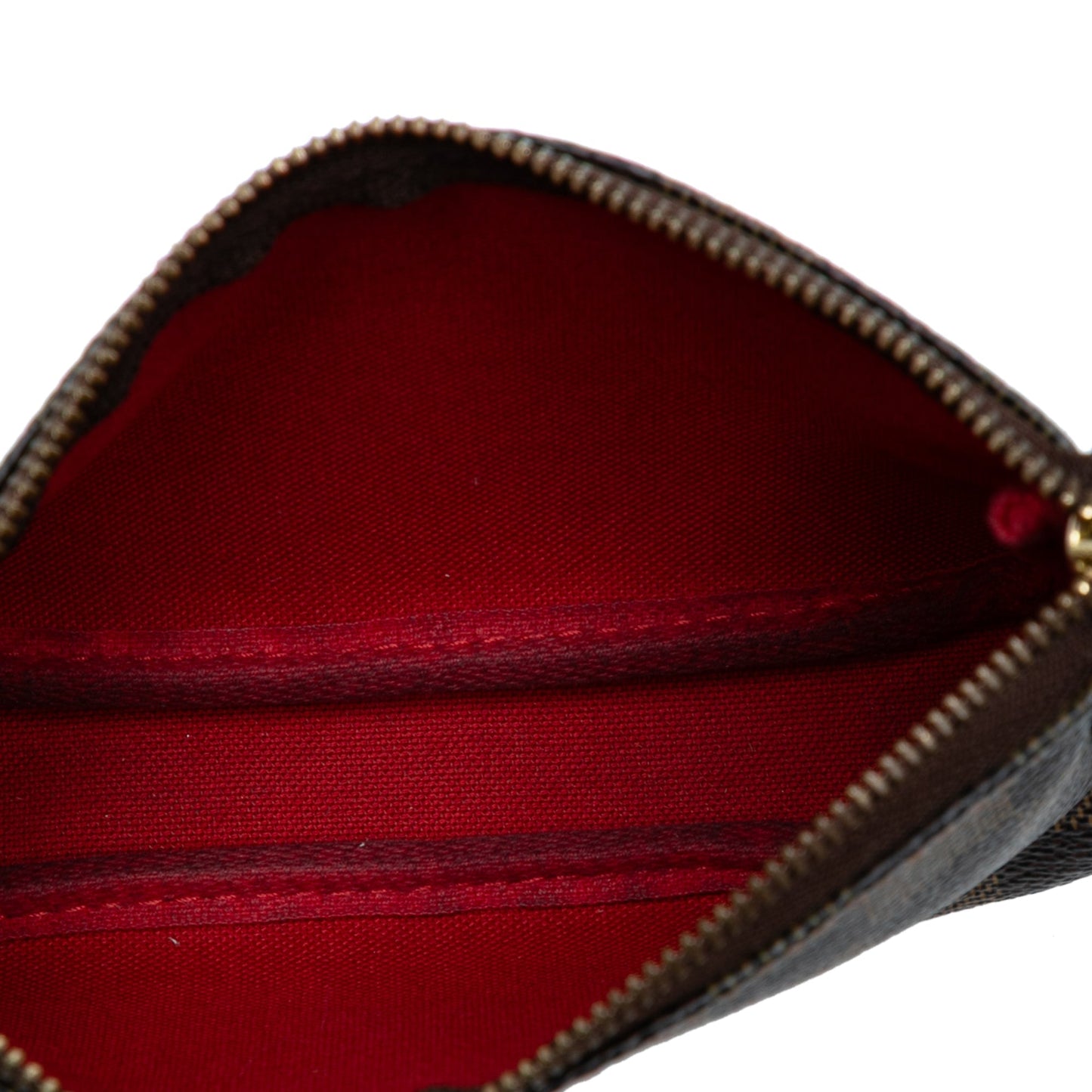 Brown Louis Vuitton Damier Ebene Mini Pochette Accessoires Handbag