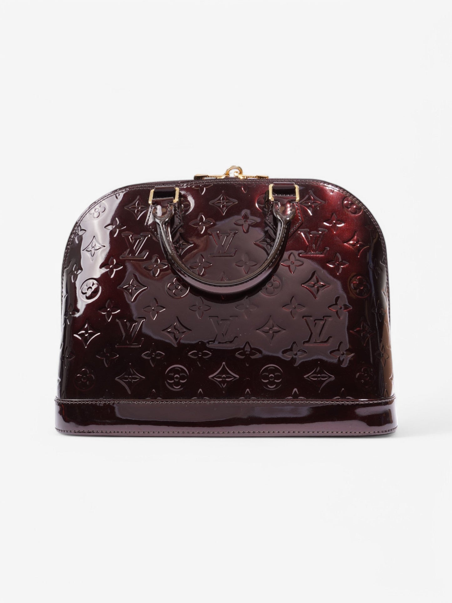 Louis Vuitton Alma Purple Vernis Leather PM