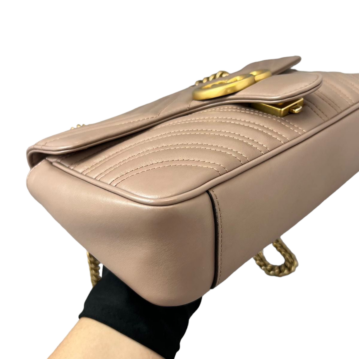 Gucci Chain Leather Shoulder Bag