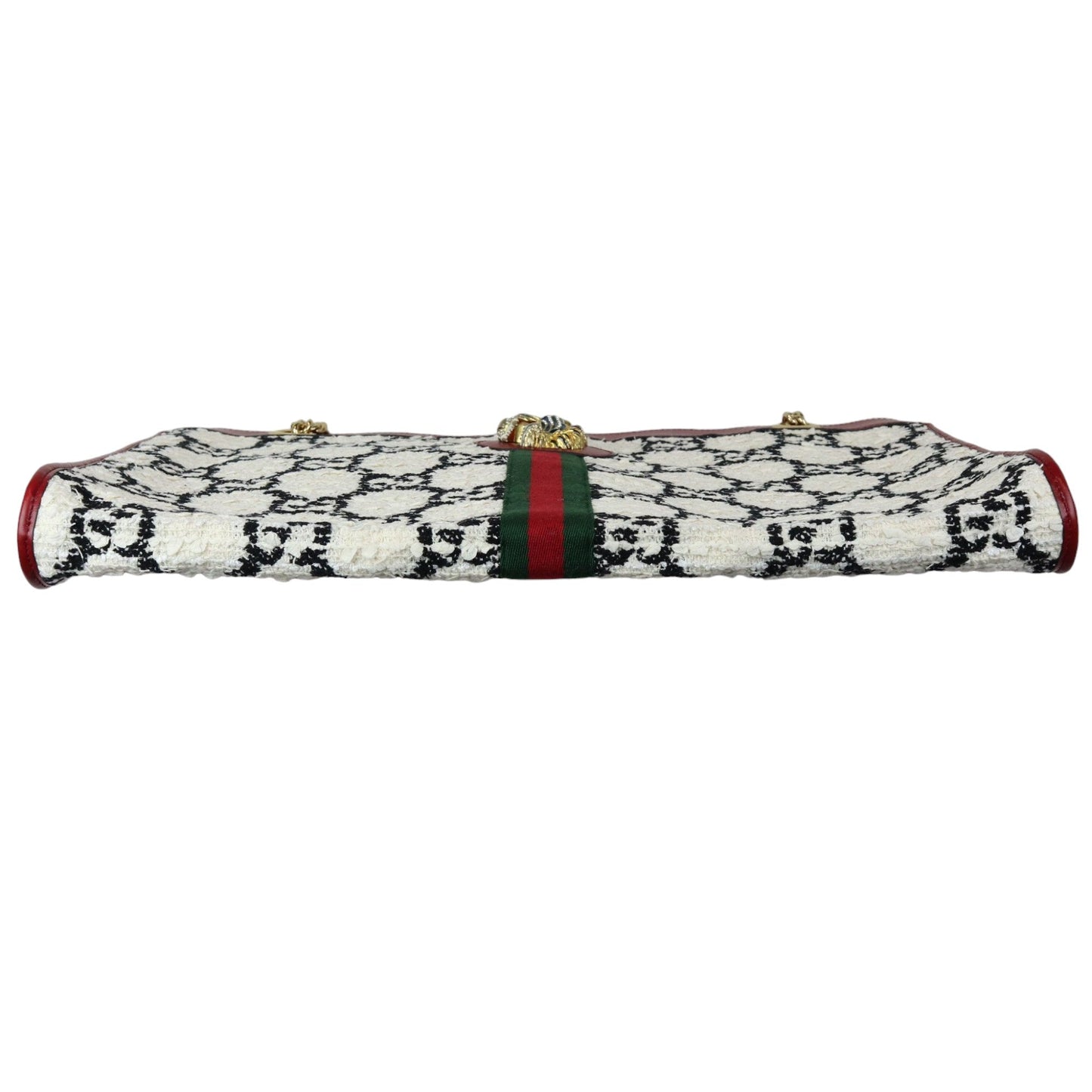 Gucci Monogram Chain Leather Tote