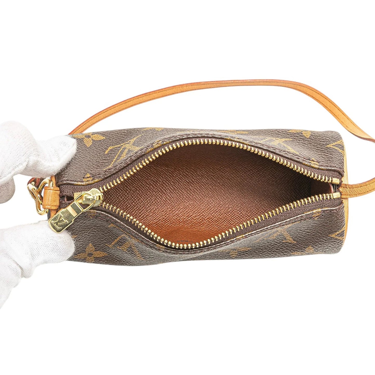 Brown Louis Vuitton Monogram Papillon Pochette Handbag