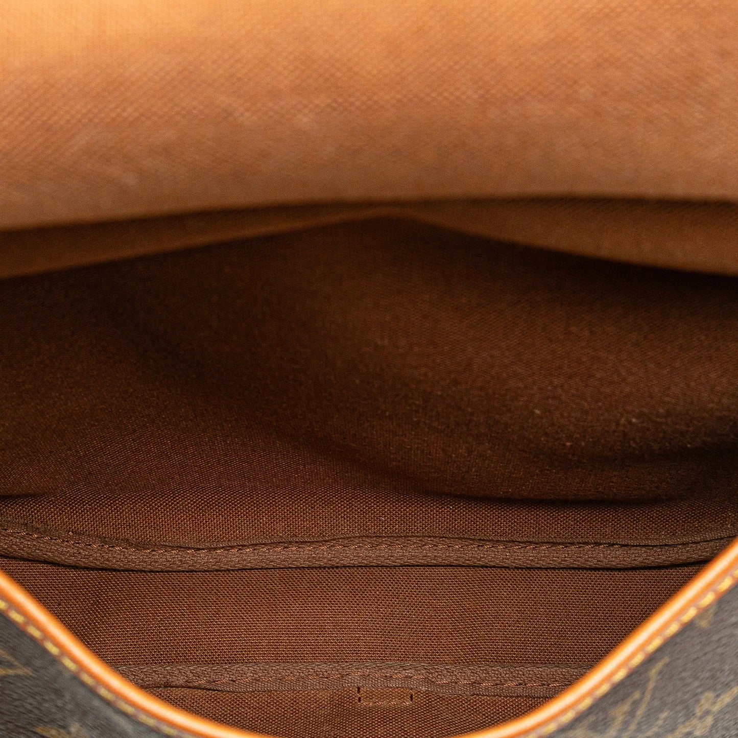 Brown Louis Vuitton Monogram Saumur 25 Crossbody Bag