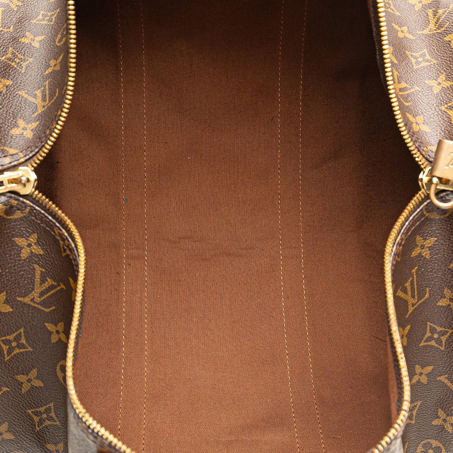 Brown Louis Vuitton Monogram Keepall 50 Travel Bag