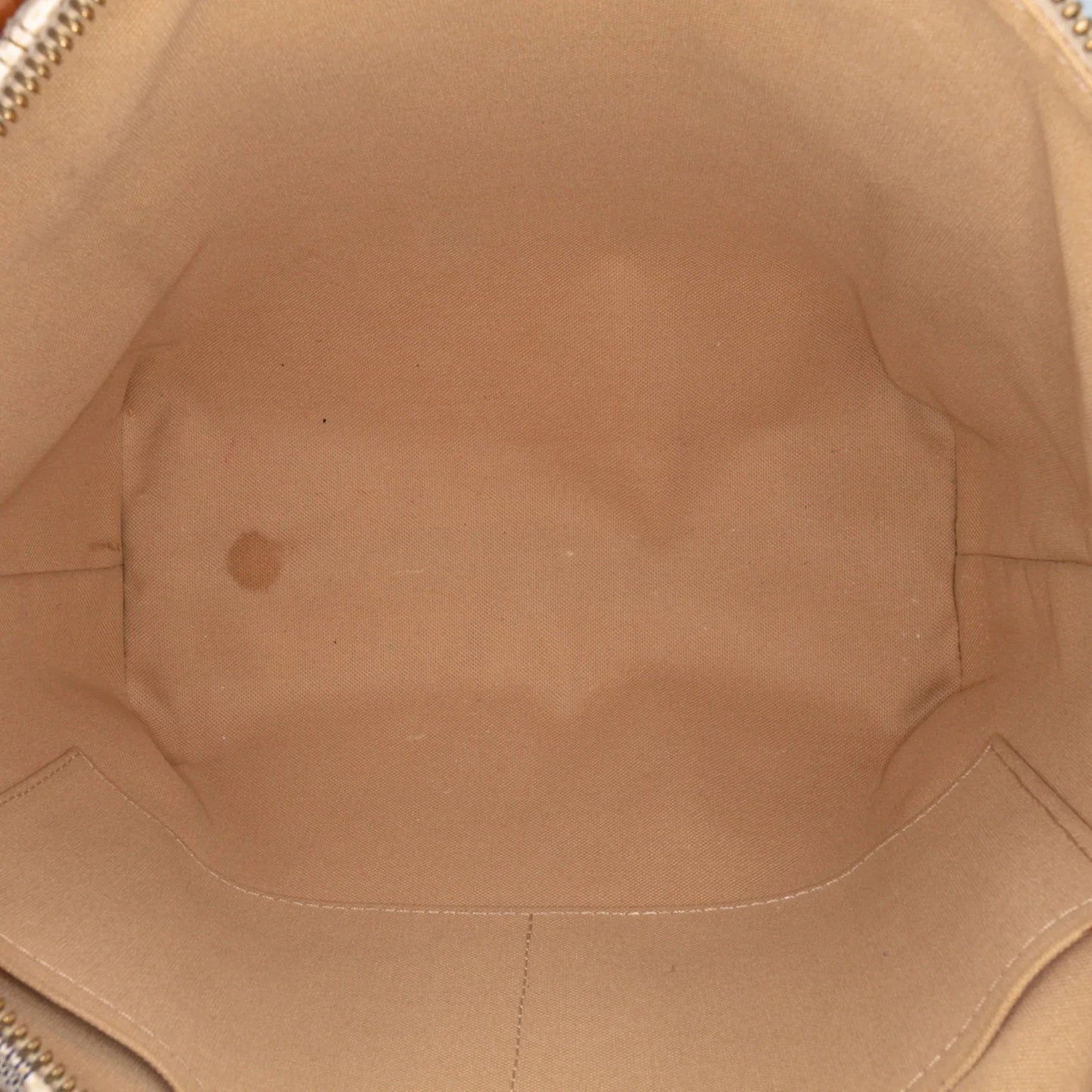 White Louis Vuitton Damier Azur Totally PM Tote Bag