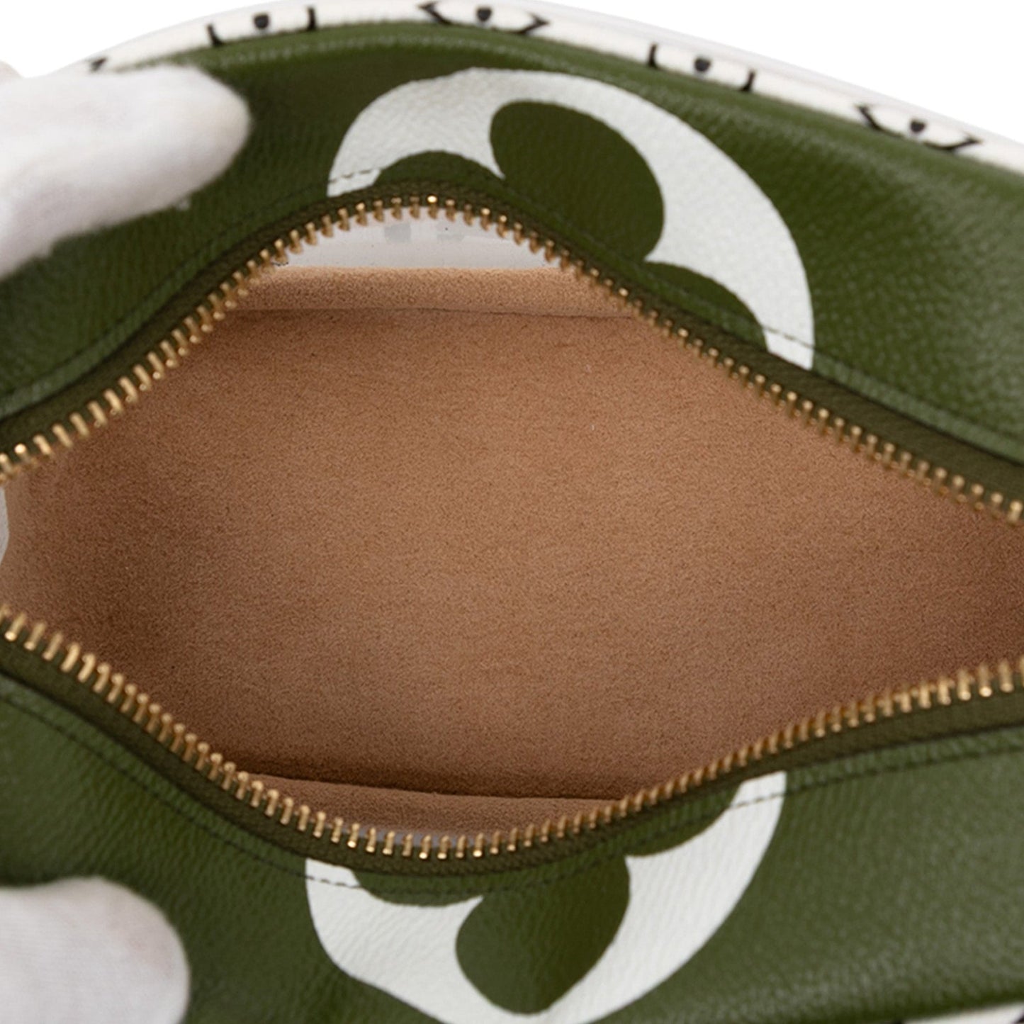 Green Louis Vuitton Monogram Giant Jungle Beach Pouch Shoulder Bag