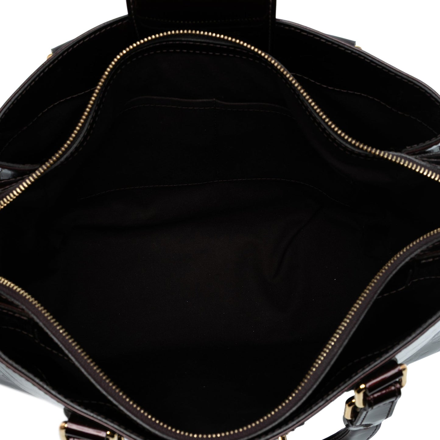 Dark Purple Louis Vuitton Monogram Vernis Melrose Avenue Handbag
