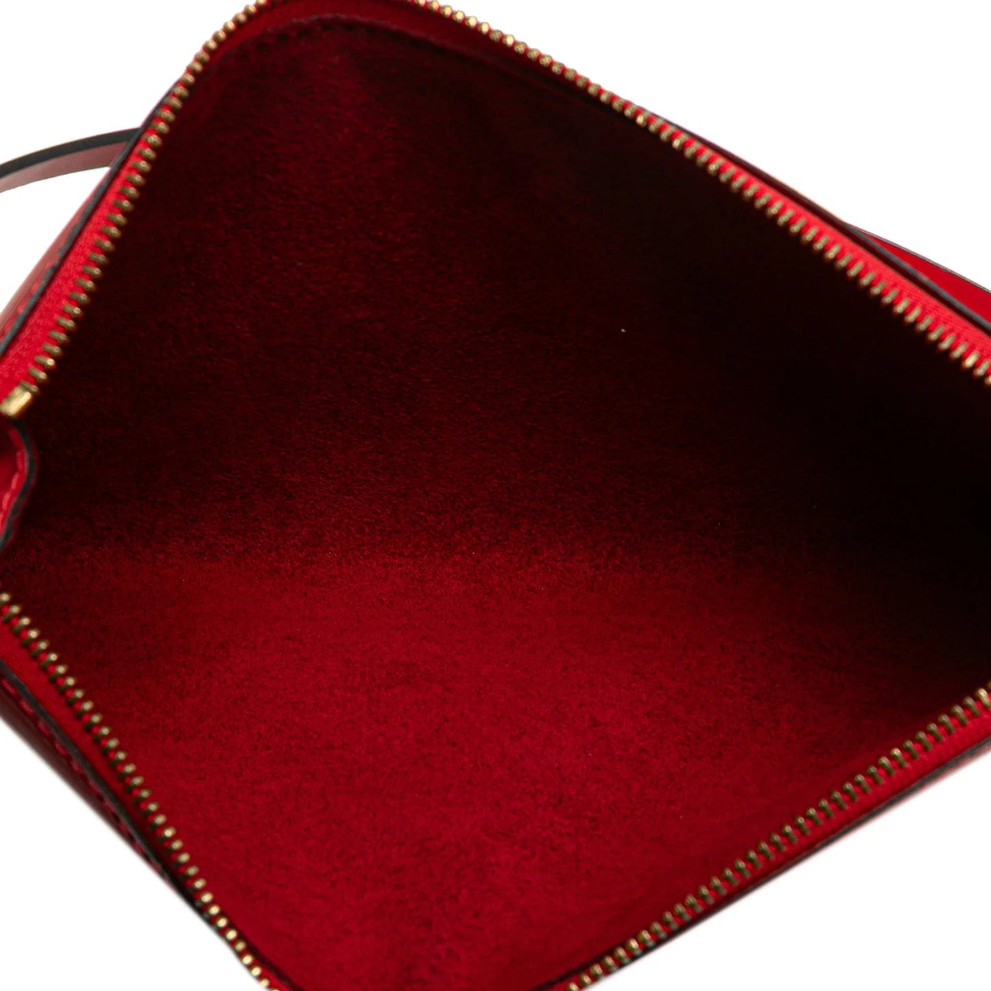 Red Louis Vuitton Epi Pochette Accessoires Shoulder Bag