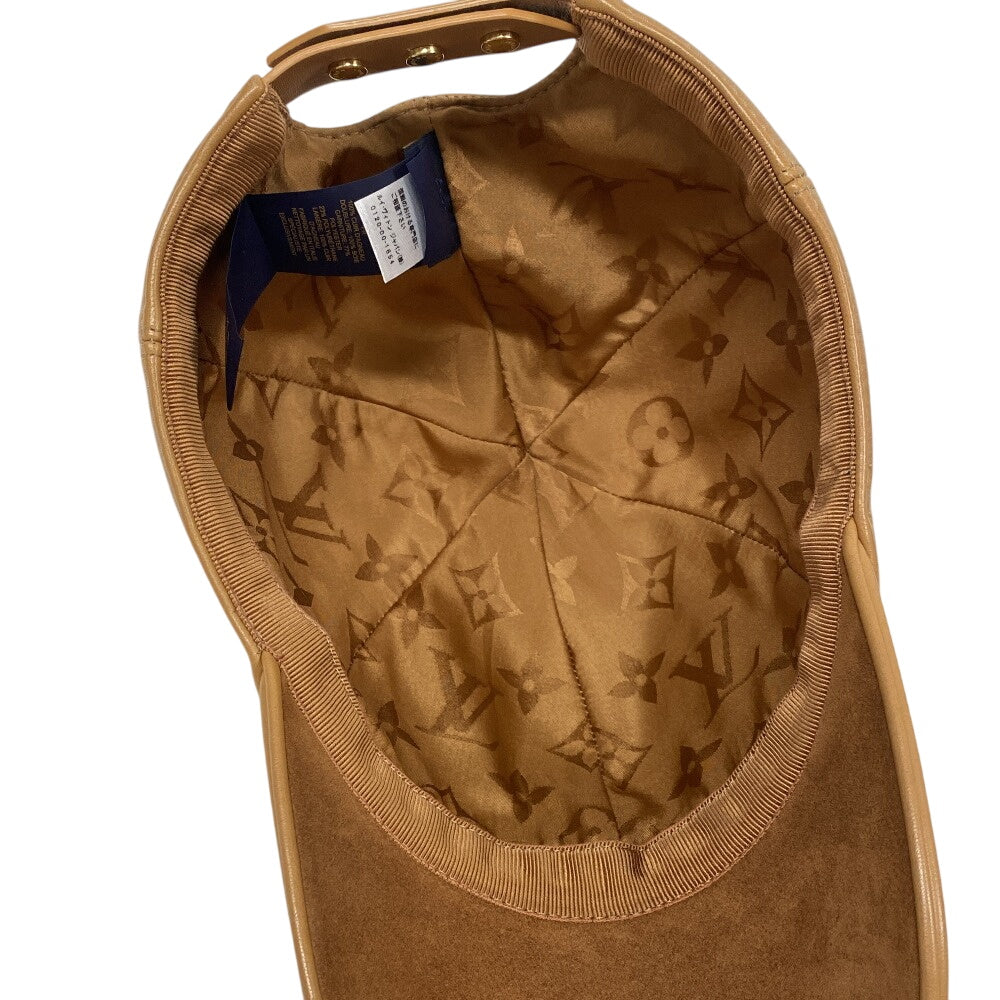 LOUIS VUITTON cap M7005M lambskin Brown Cap Cruiser mens(Unisex)