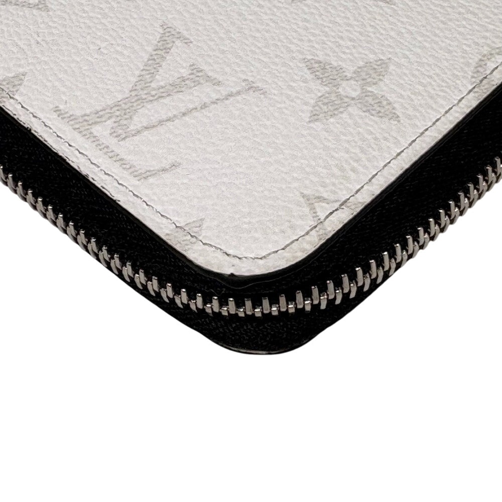 LOUIS VUITTON Long Wallet Purse M31078 leather white Taigalama Zippy Wallet Vertical Women