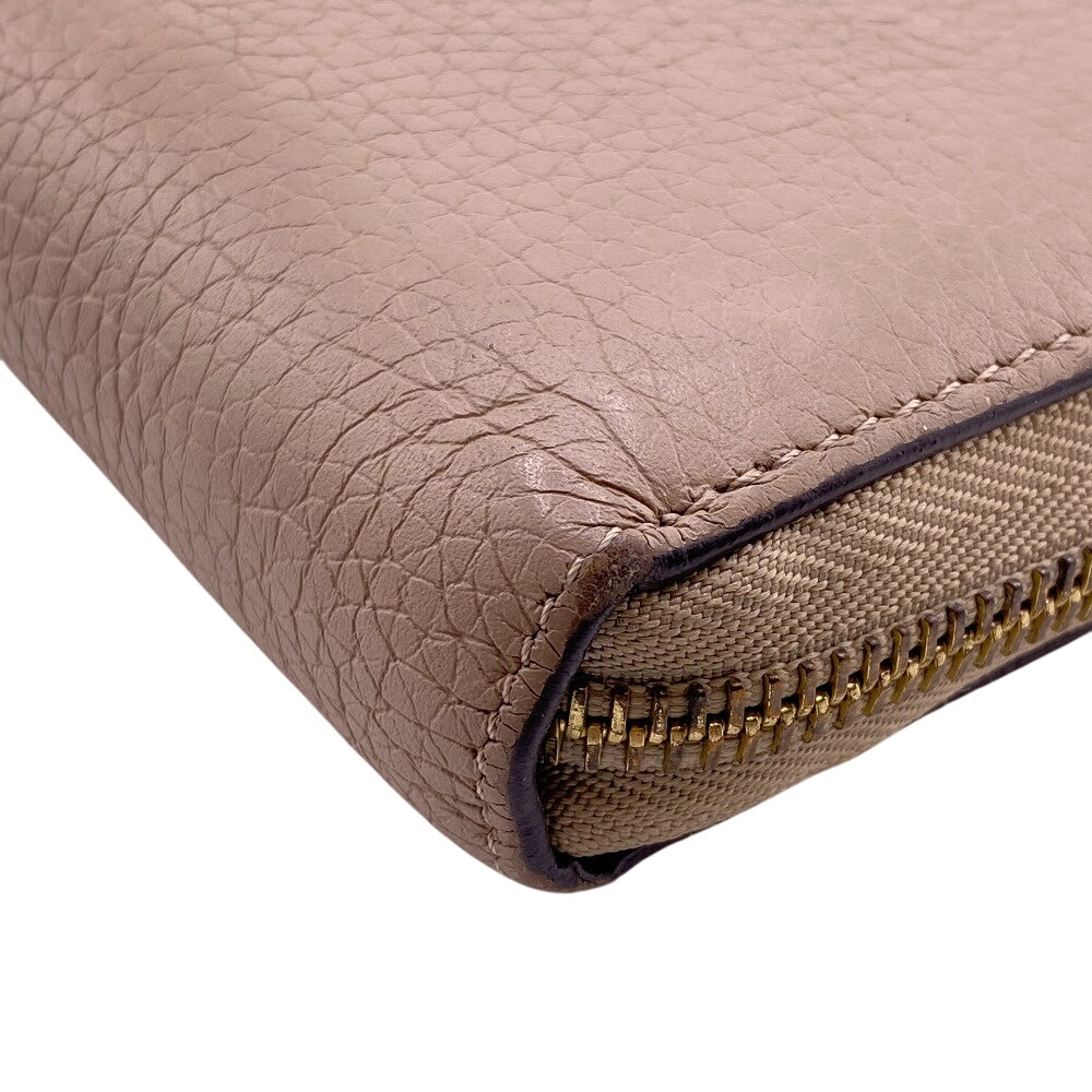 LOUIS VUITTON Long Wallet Purse M63104 Taurillon Clemence beige L-shaped zipper Portefeuille comet Women