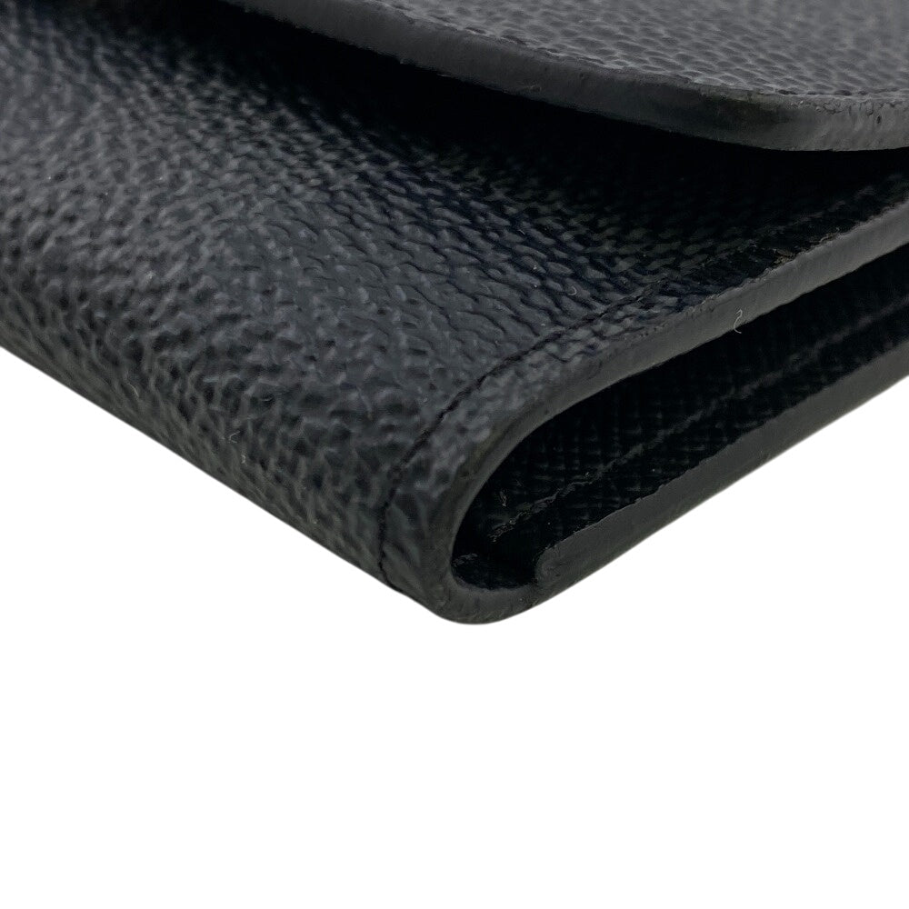 LOUIS VUITTON Key case Key holder N62662 leather black Damier Grafitte Multicles6