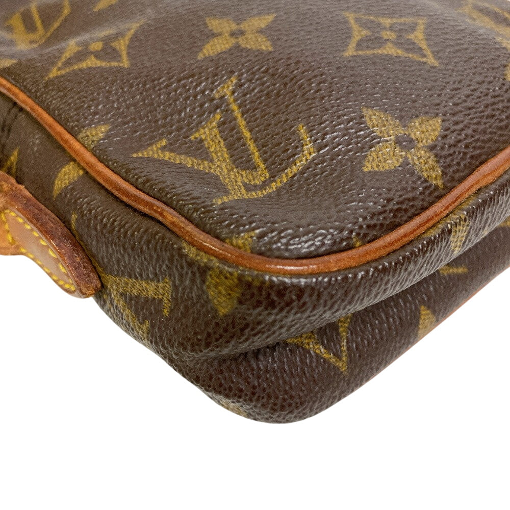 LOUIS VUITTON Shoulder Bag M45268 leather Brown Monogram Mini Danube