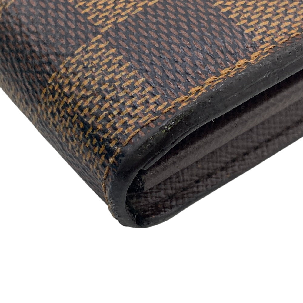 LOUIS VUITTON Long Wallet Purse N63209 leather Brown Damier Portefeuille Sarah