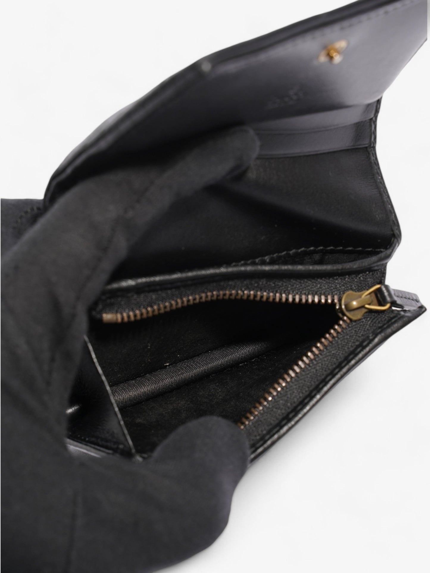 Gucci GG Marmont Wallet Black Leather