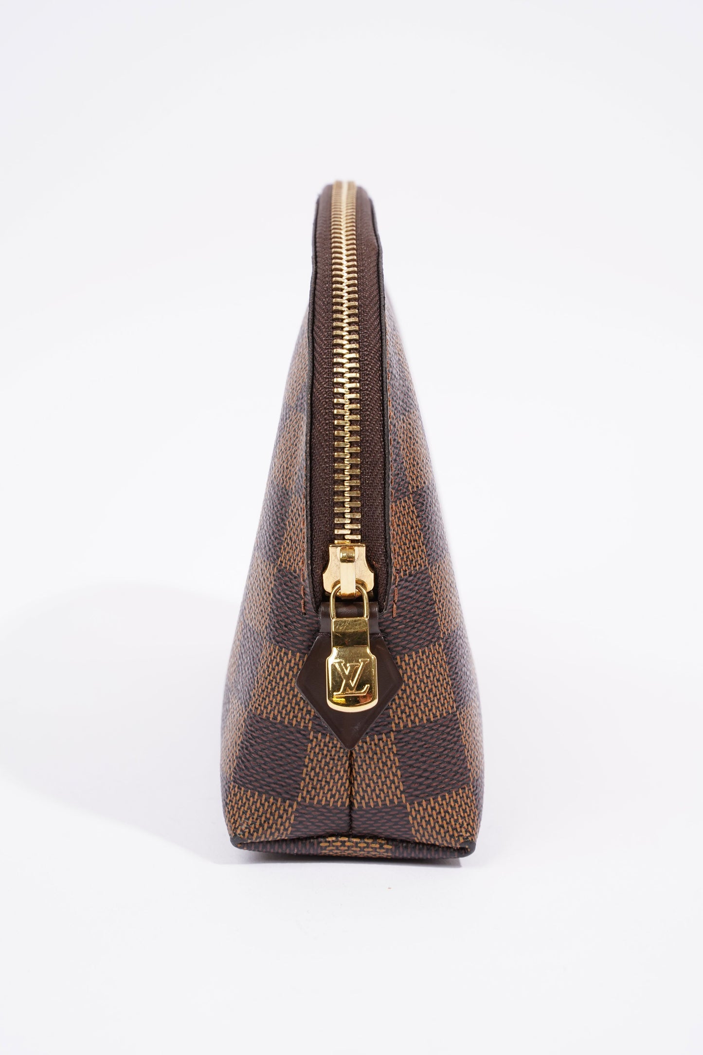 Louis Vuitton Cosmetic Pouch Damier Ebene Coated Canvas MM