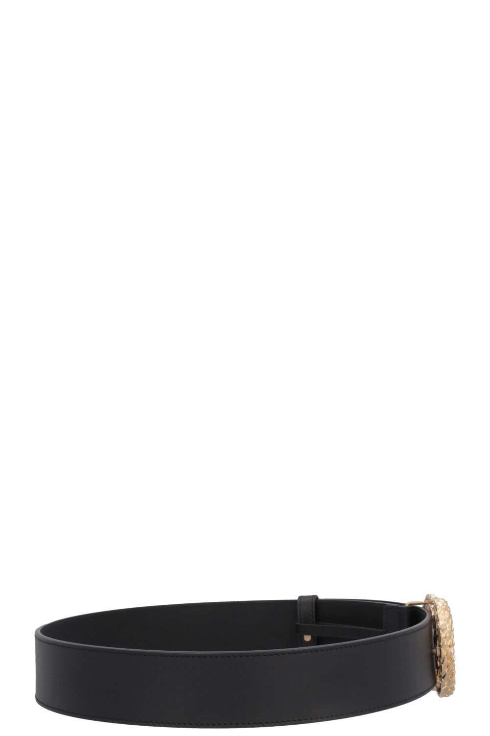 GUCCI Marmont Structured GG Belt Black