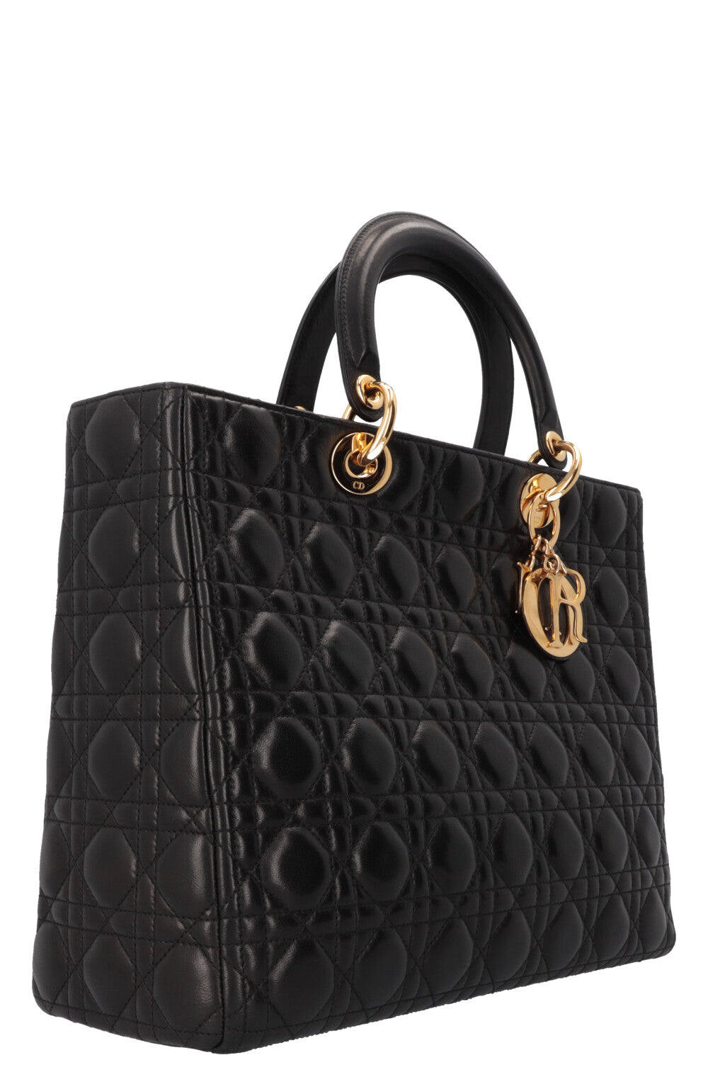 CHRISTIAN DIOR Lady Dior Large Black Cannage