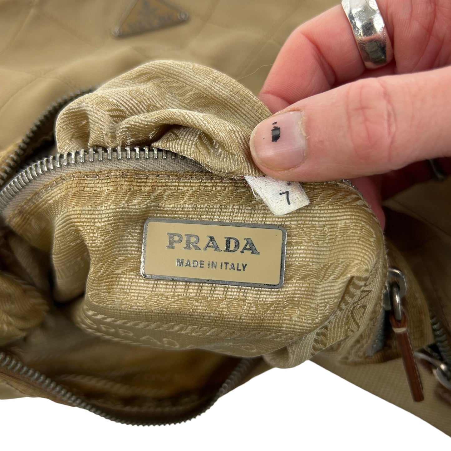Prada Quilted Nylon Shoulder Bag