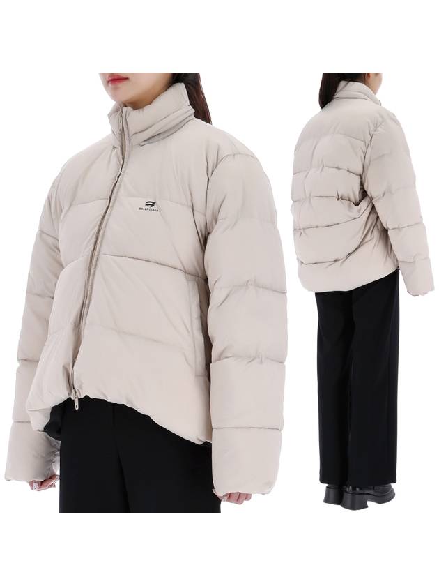Luxury Balenciaga Trending 2026 C Shape Nylon Padding Sand