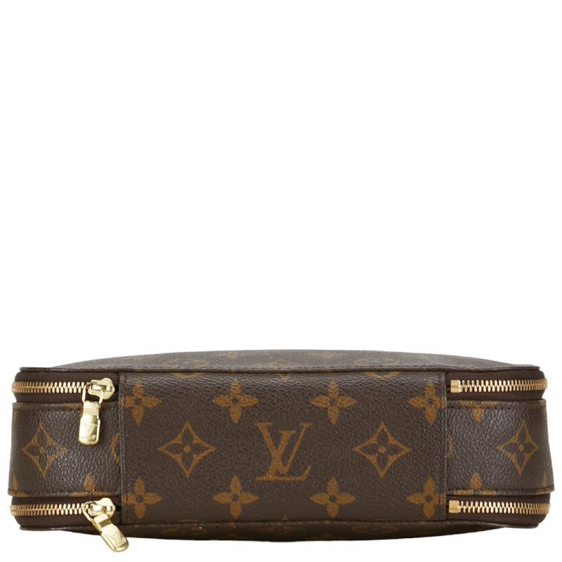 Louis Vuitton Monogram Truss Brush GM Pouch Pouch M47505 Brown PVC Louis Vuitton